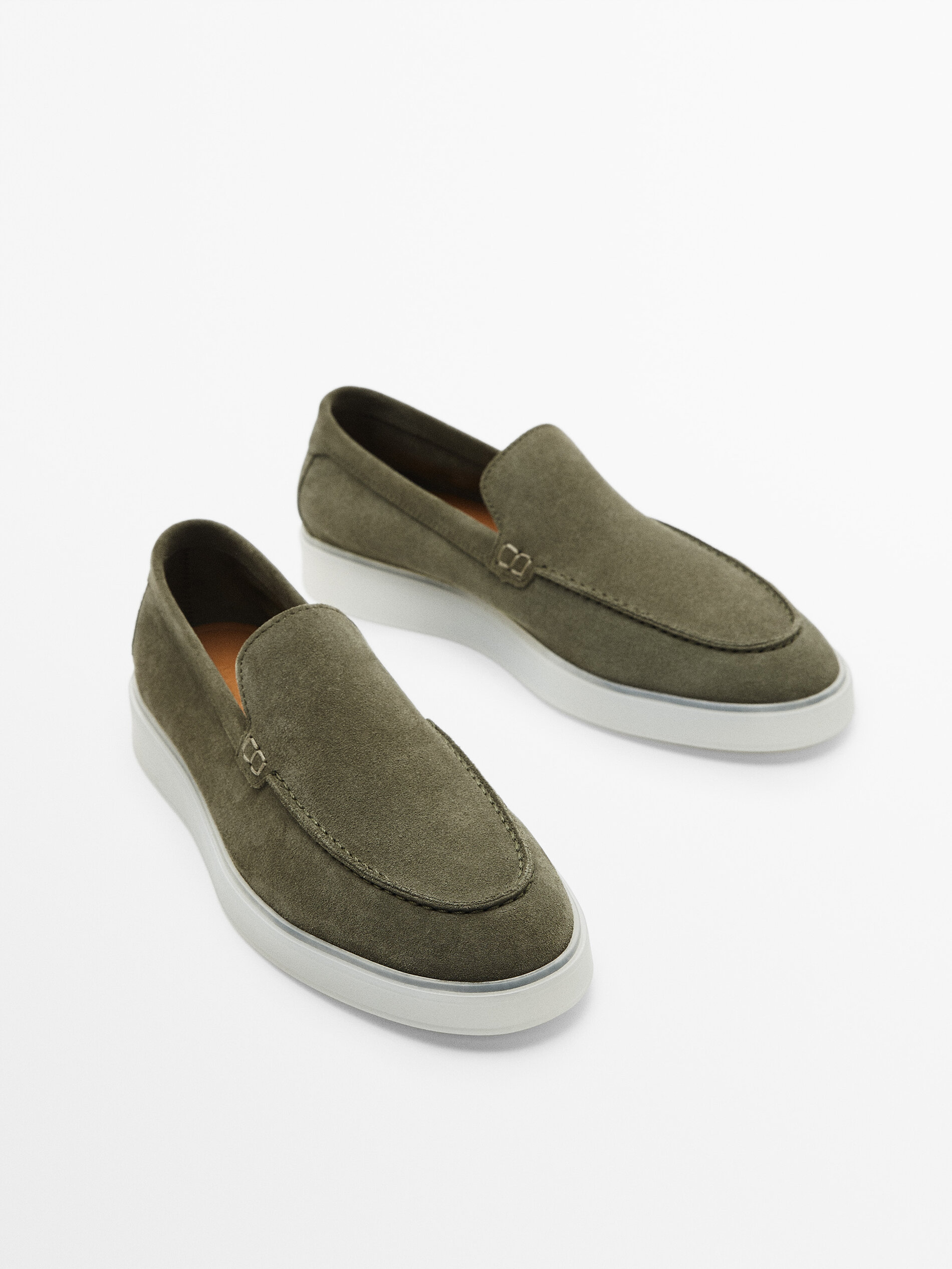 Massimo dutti suede shoes top
