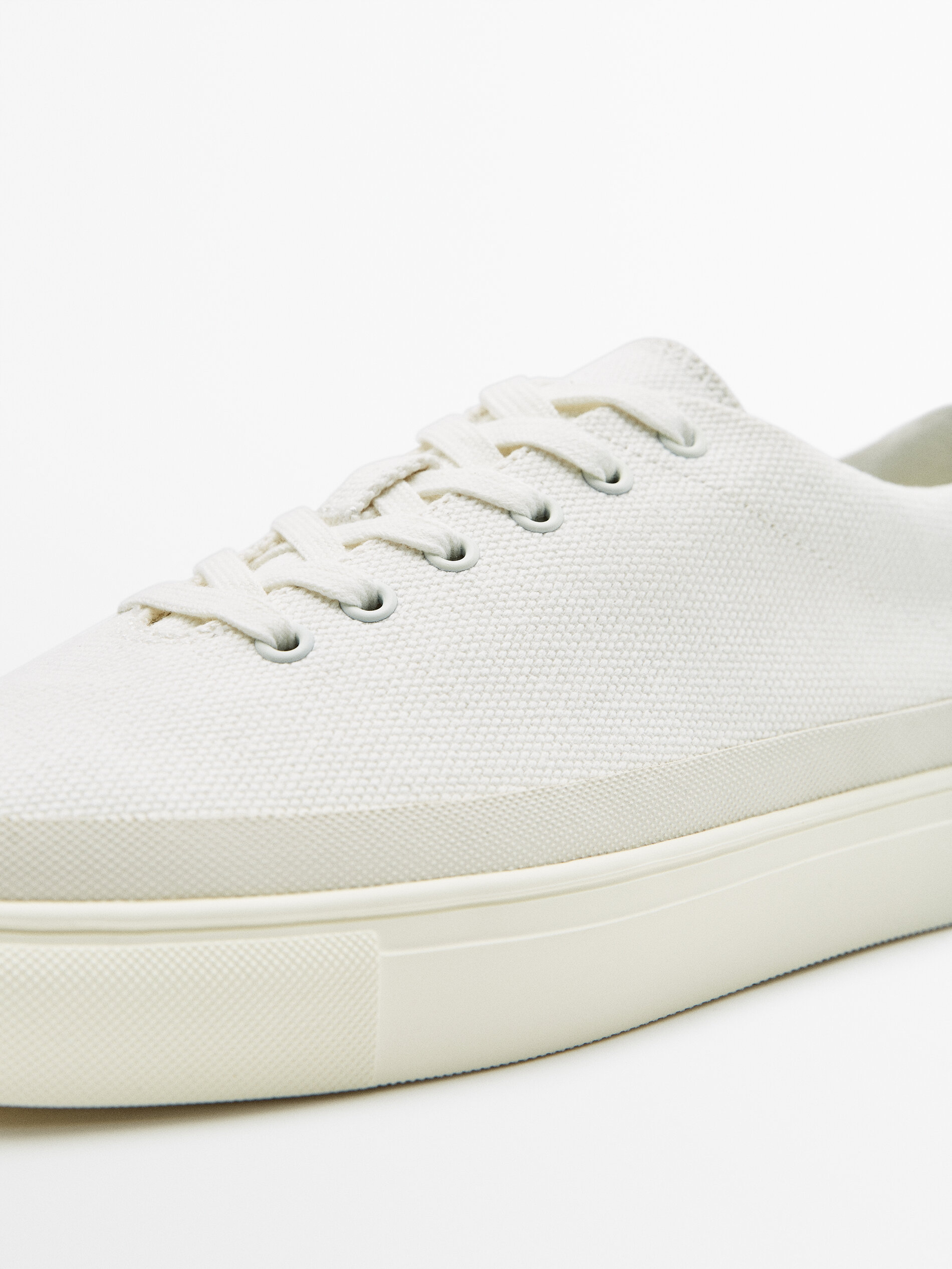 Massimo dutti sale sneakers white