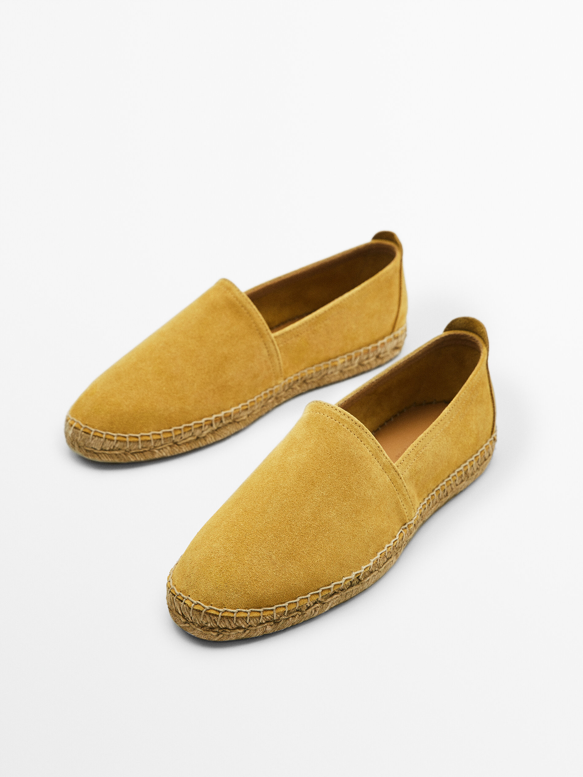 Yellow suede new arrivals espadrilles