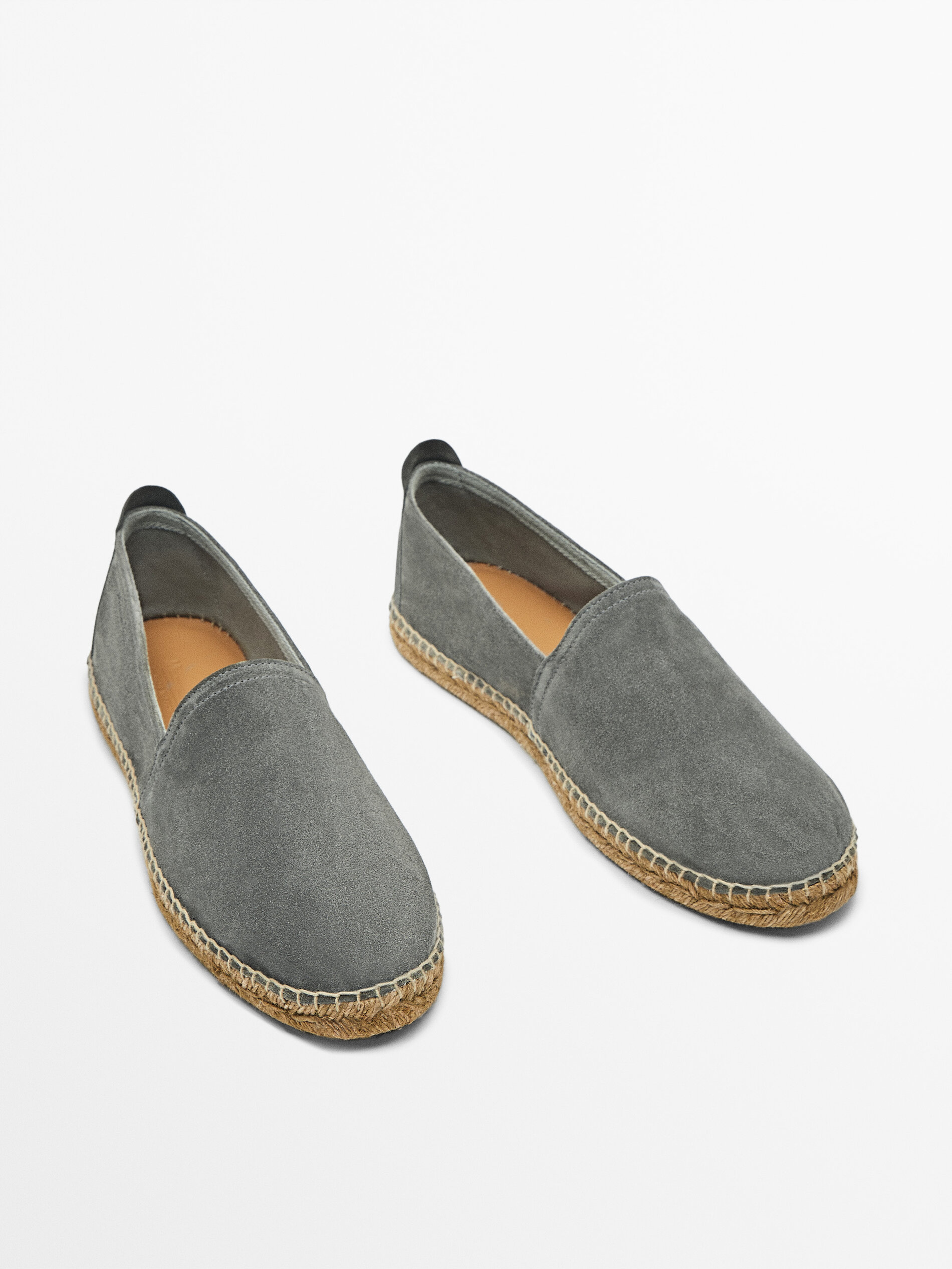 Grey sales suede espadrilles