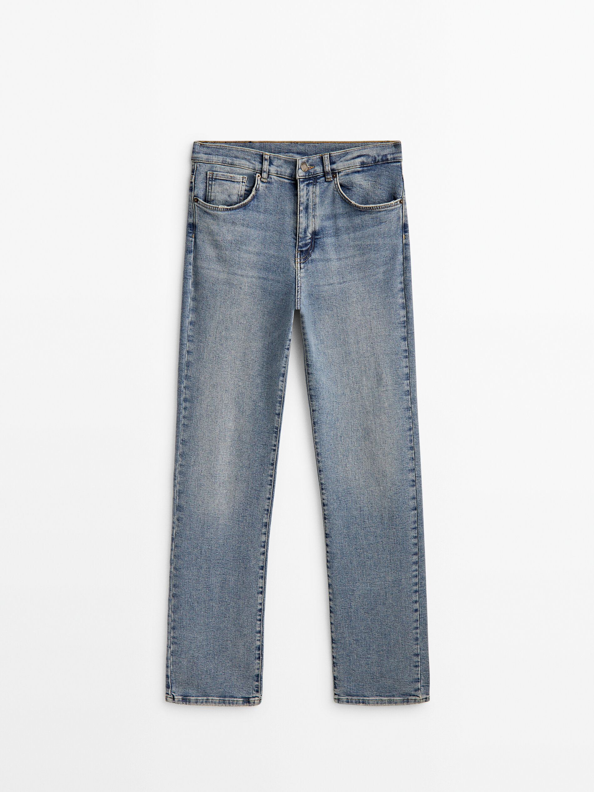 DAMEN Jeans Basisch Rabatt 94 % Massimo Dutti Straight jeans Blau 36 