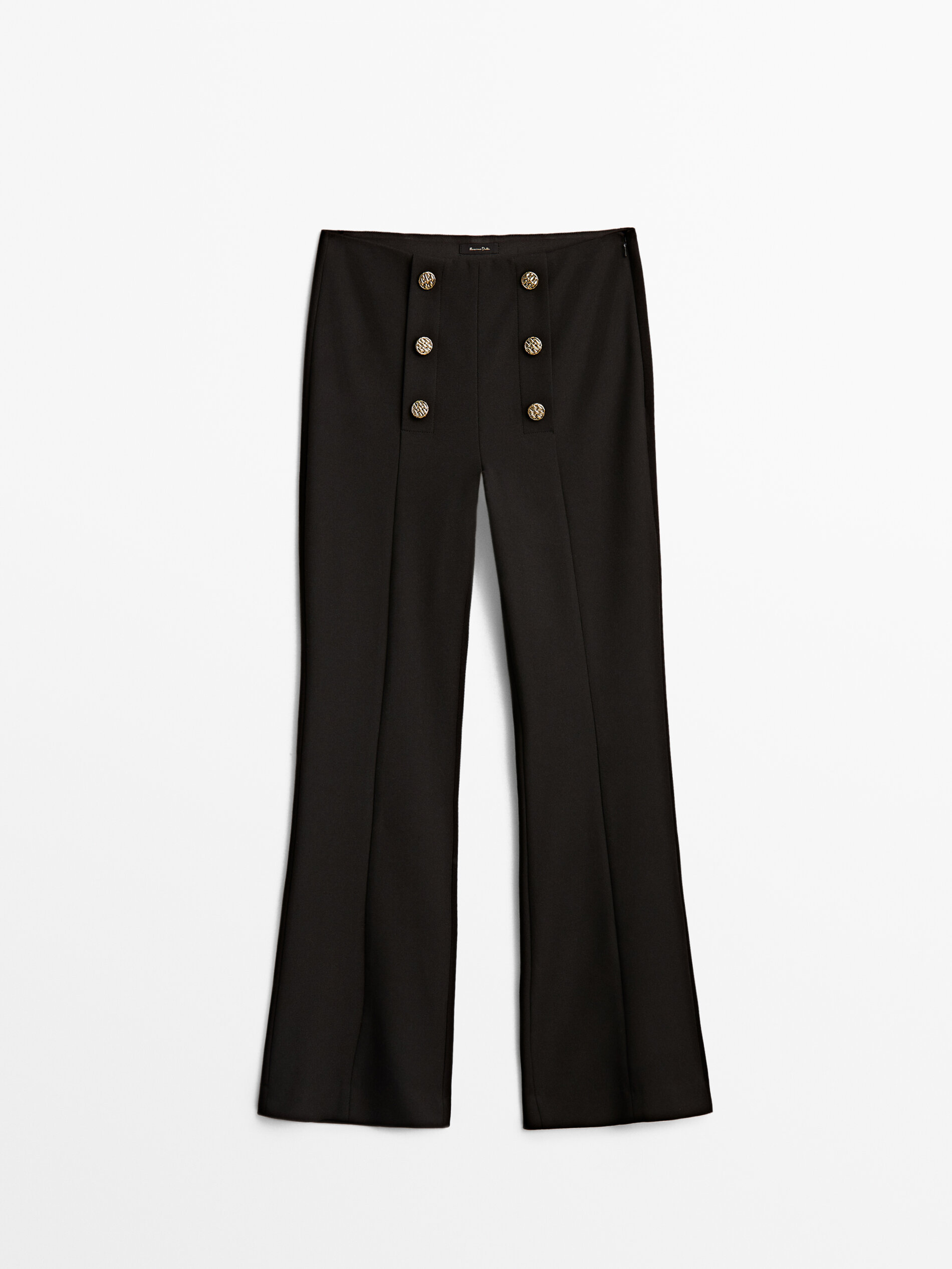 Versace Jeans Couture TRIACETATO SKETCH COUTURE  Trousers  blackgold black  Zalandocouk