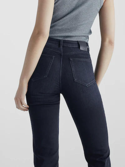 staking delicatesse Reiziger Skinny-Jeans mit Schlag und hohem Bund - Massimo Dutti Deutschland