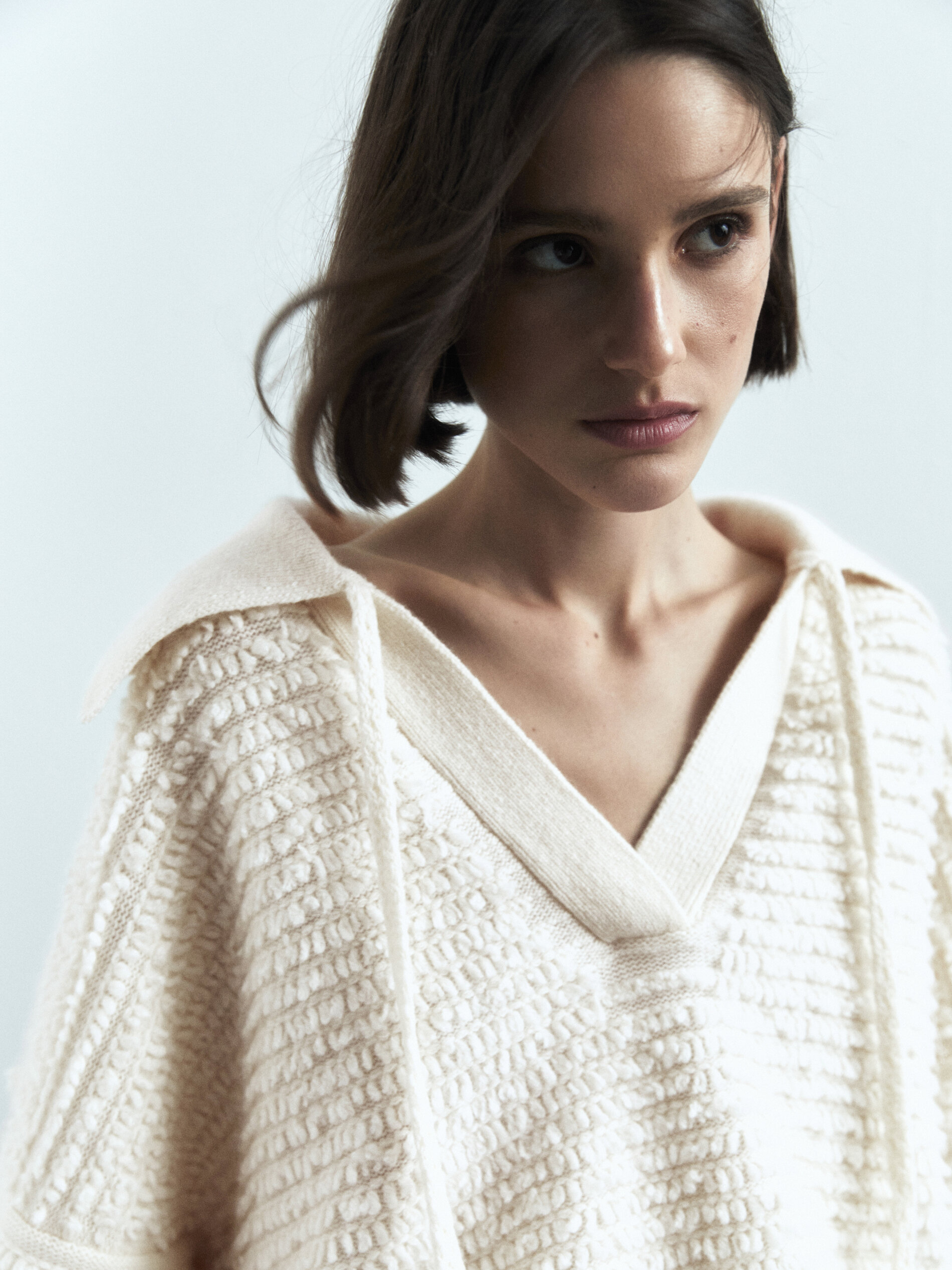 boucle knit sweater