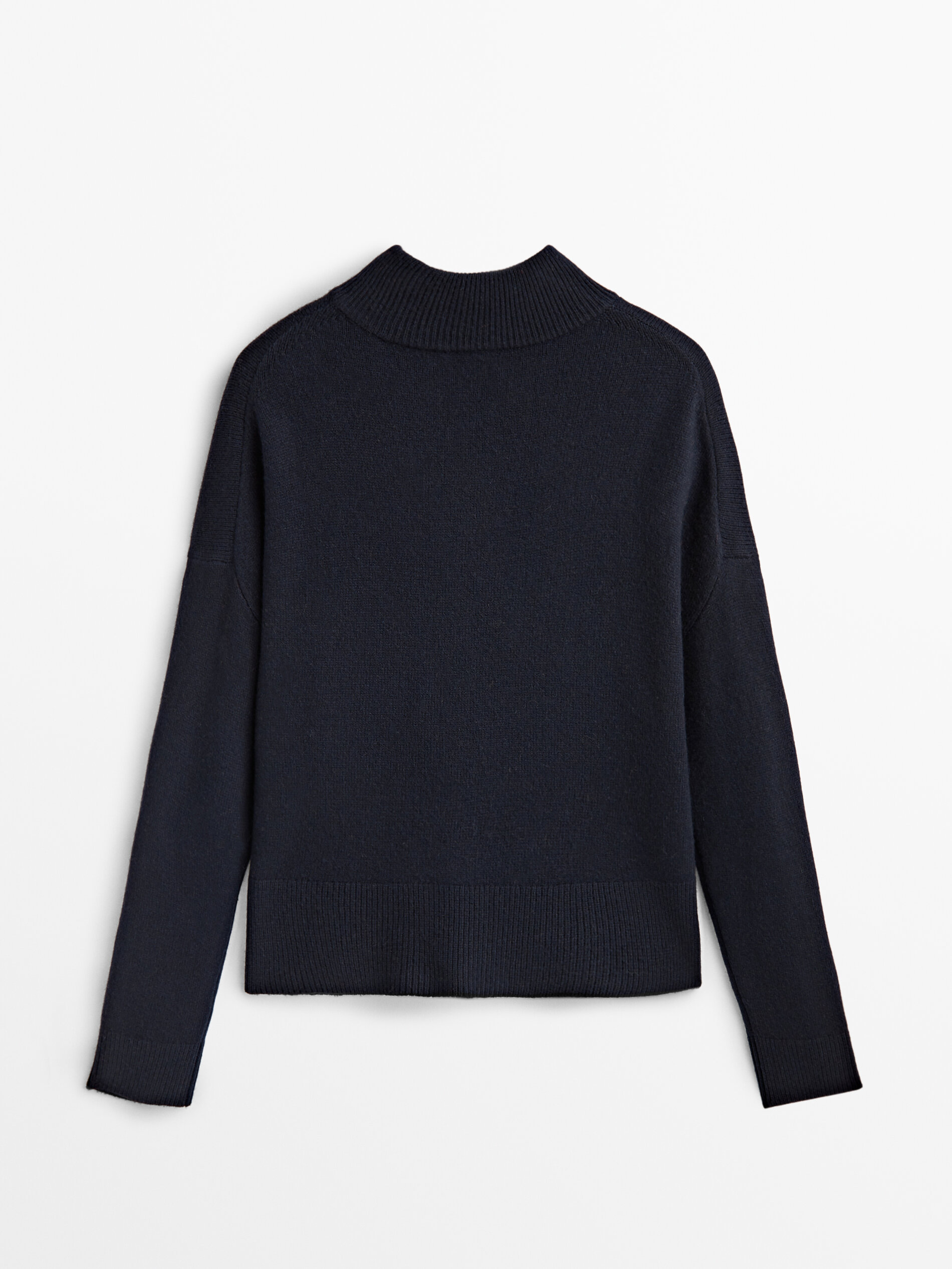 wool mock turtleneck