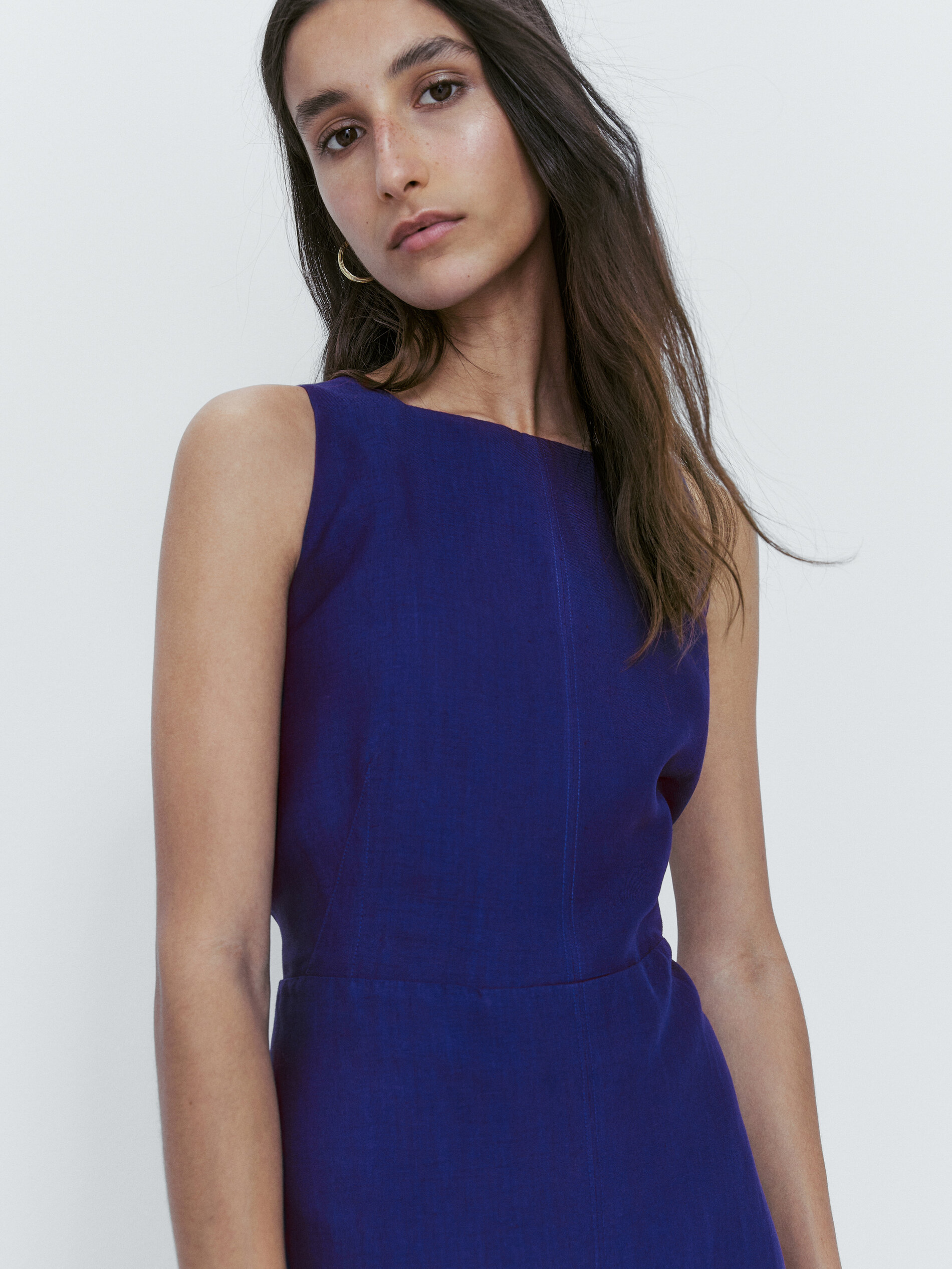 Dress with crossed back - Massimo Dutti Canada