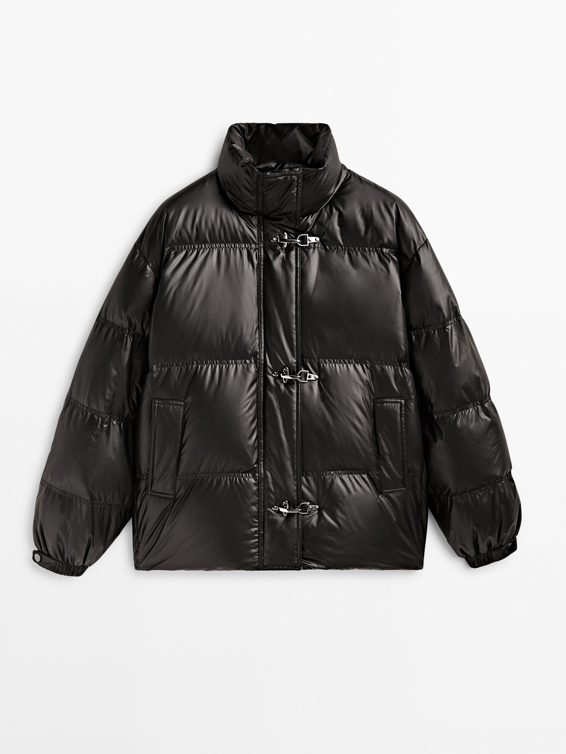 【海外配送可】【送料無料】 PUFFER Dutti☆CROPPED 関税負担☆Massimo JACKET BUTTONS WITH ジャケット・アウター