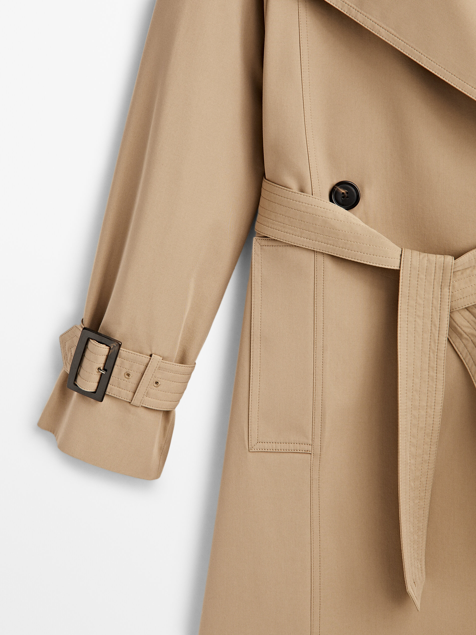 massimo dutti belted coat