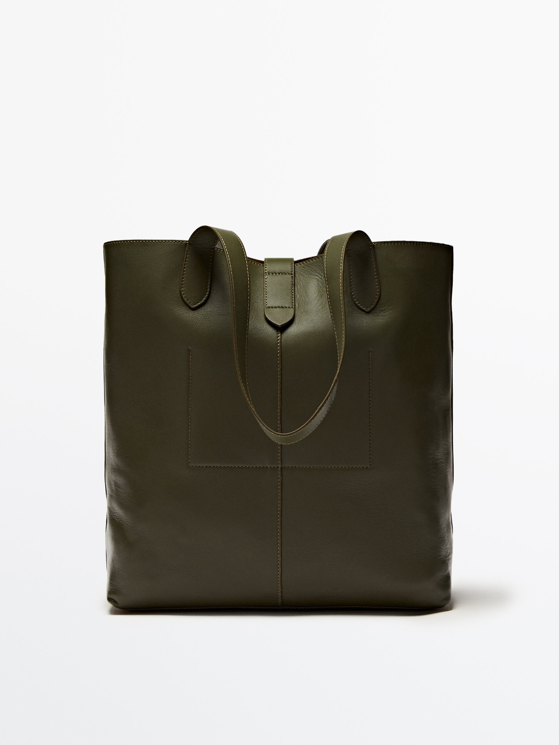 Bolso maxi saco piel napa - Massimo España