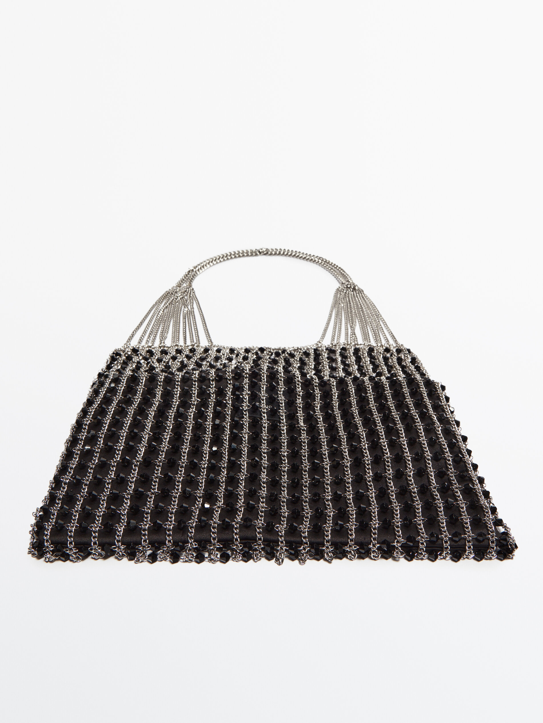 Beaded bag with chain strap - Studio - Massimo Dutti United Kingdom