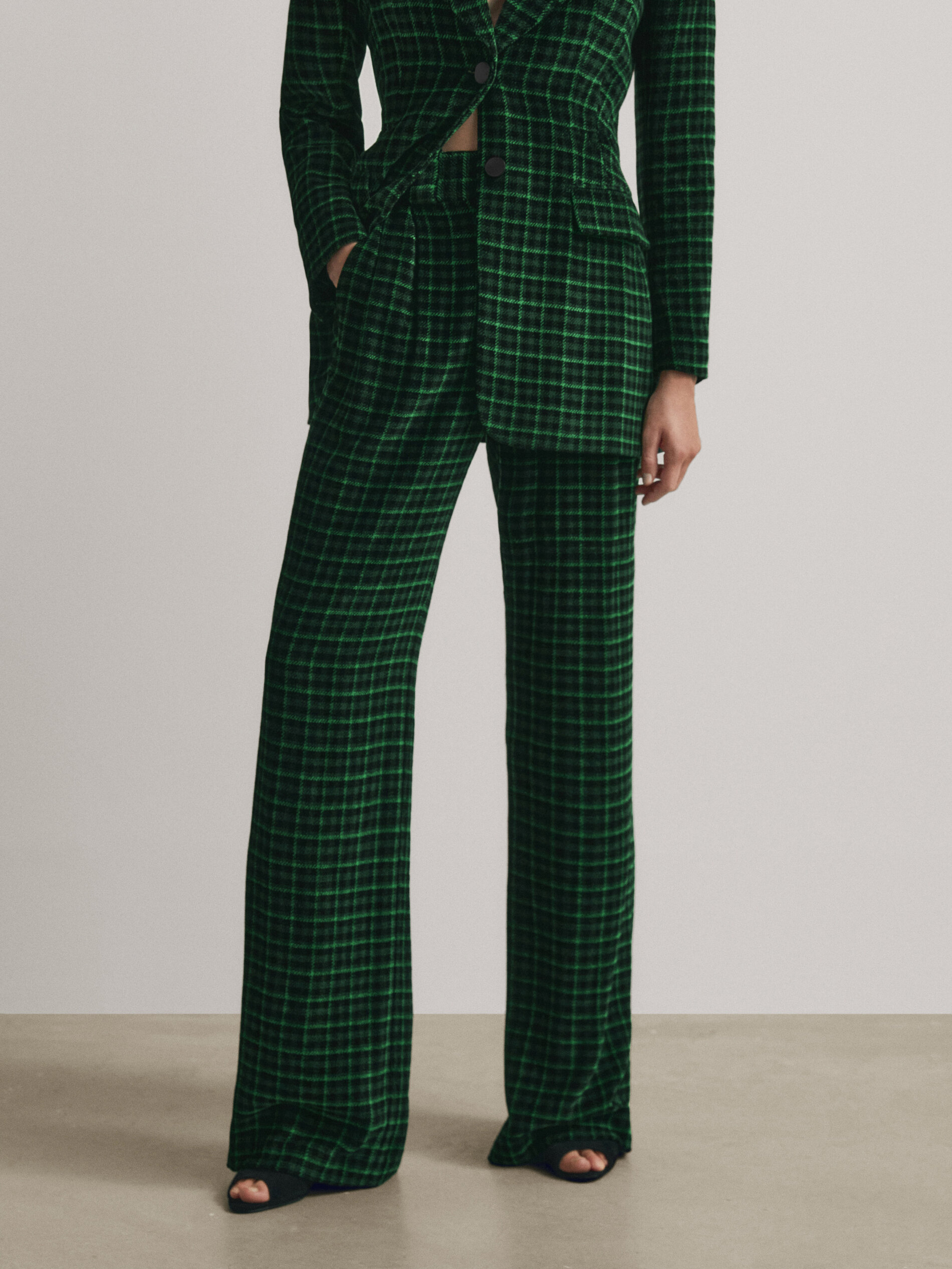 Ameri⭐︎MADRAS CHECK STRAIGHT PANTS