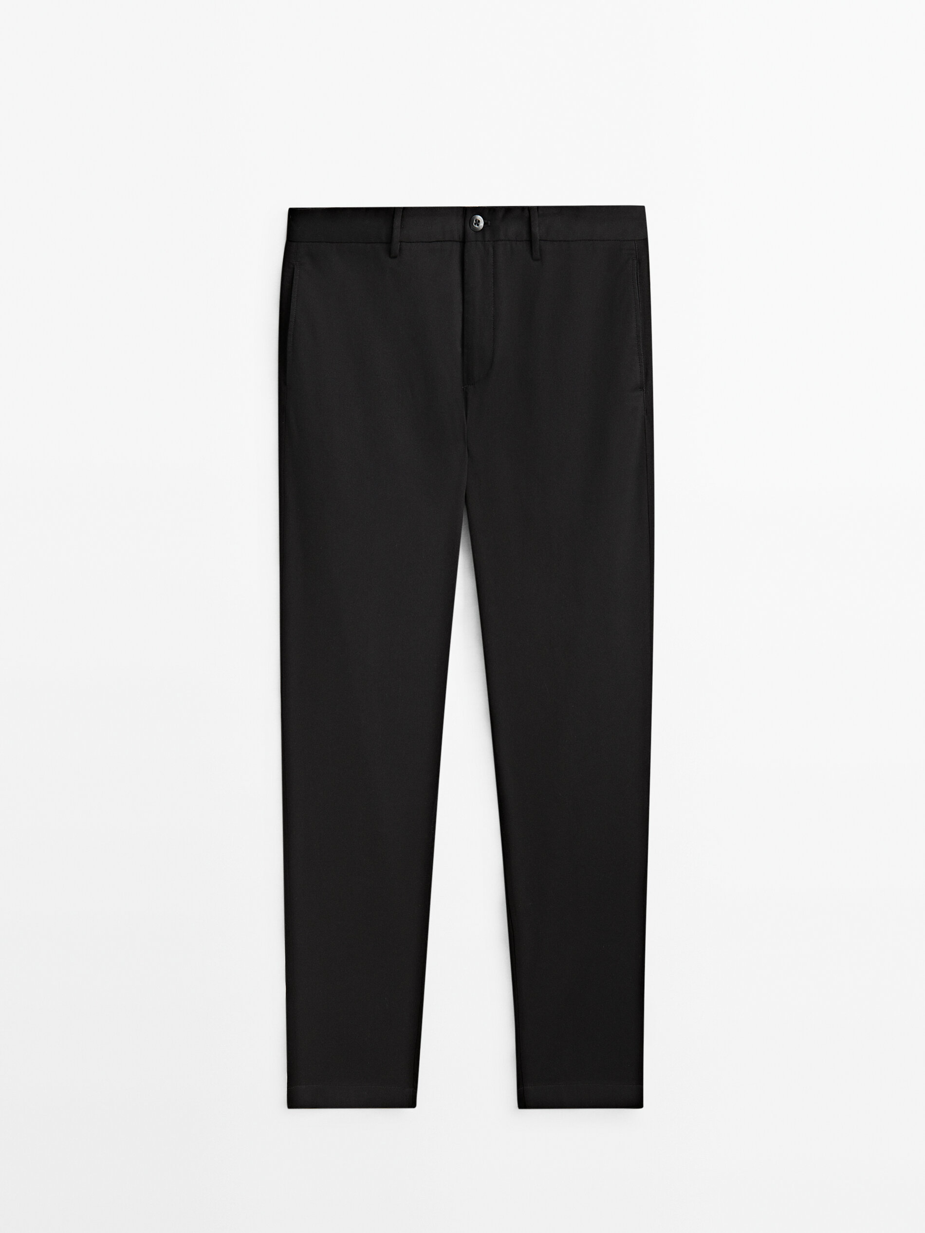 Linen and cotton-blend tailored pants - BLACK - men | COS AU