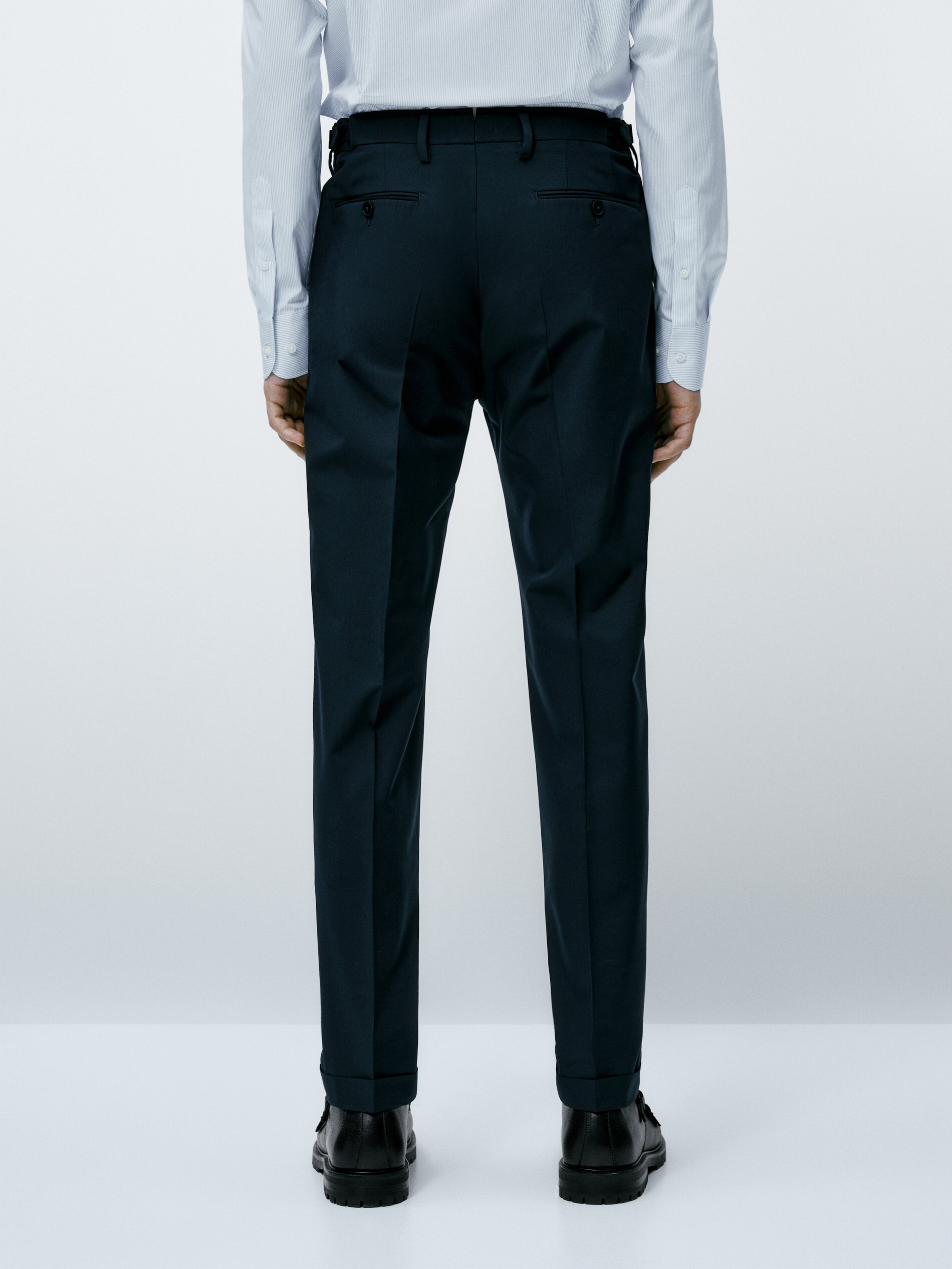 Buy Van Heusen Black Slim Fit Trousers for Mens Online  Tata CLiQ