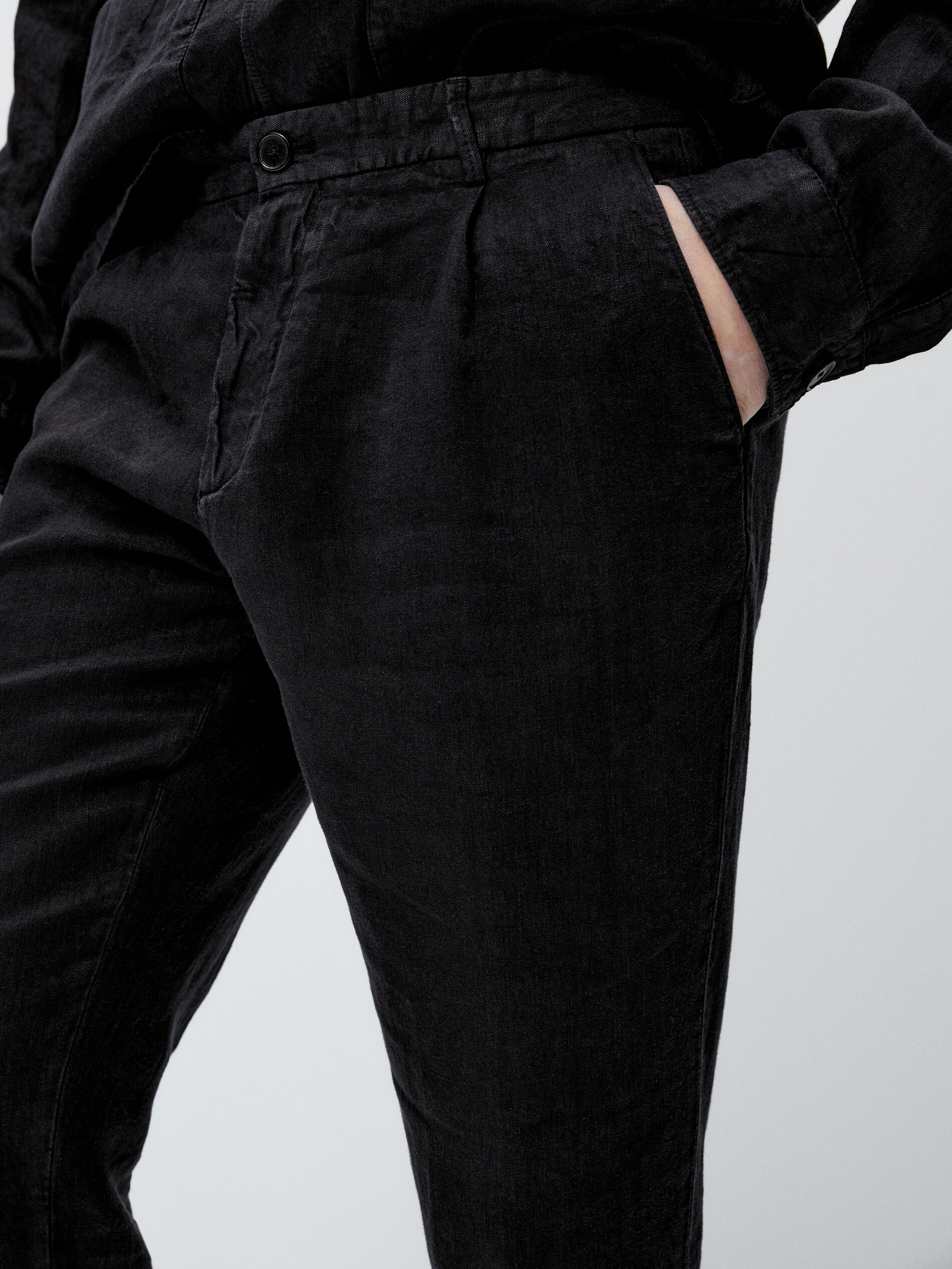 Buy Navy Linen Trouser for Men  Beyours