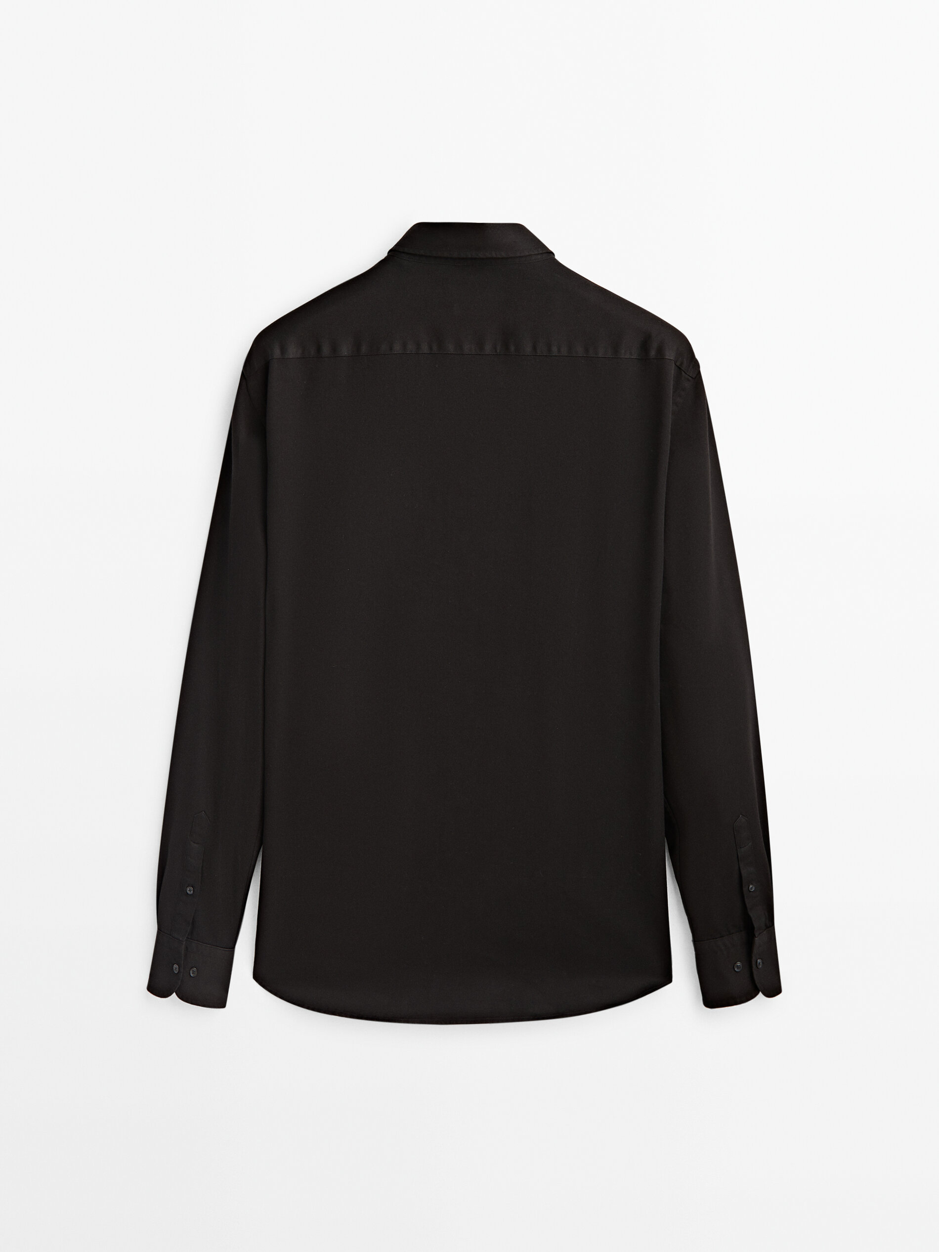 Camisa denim algodón fit - Massimo Dutti España