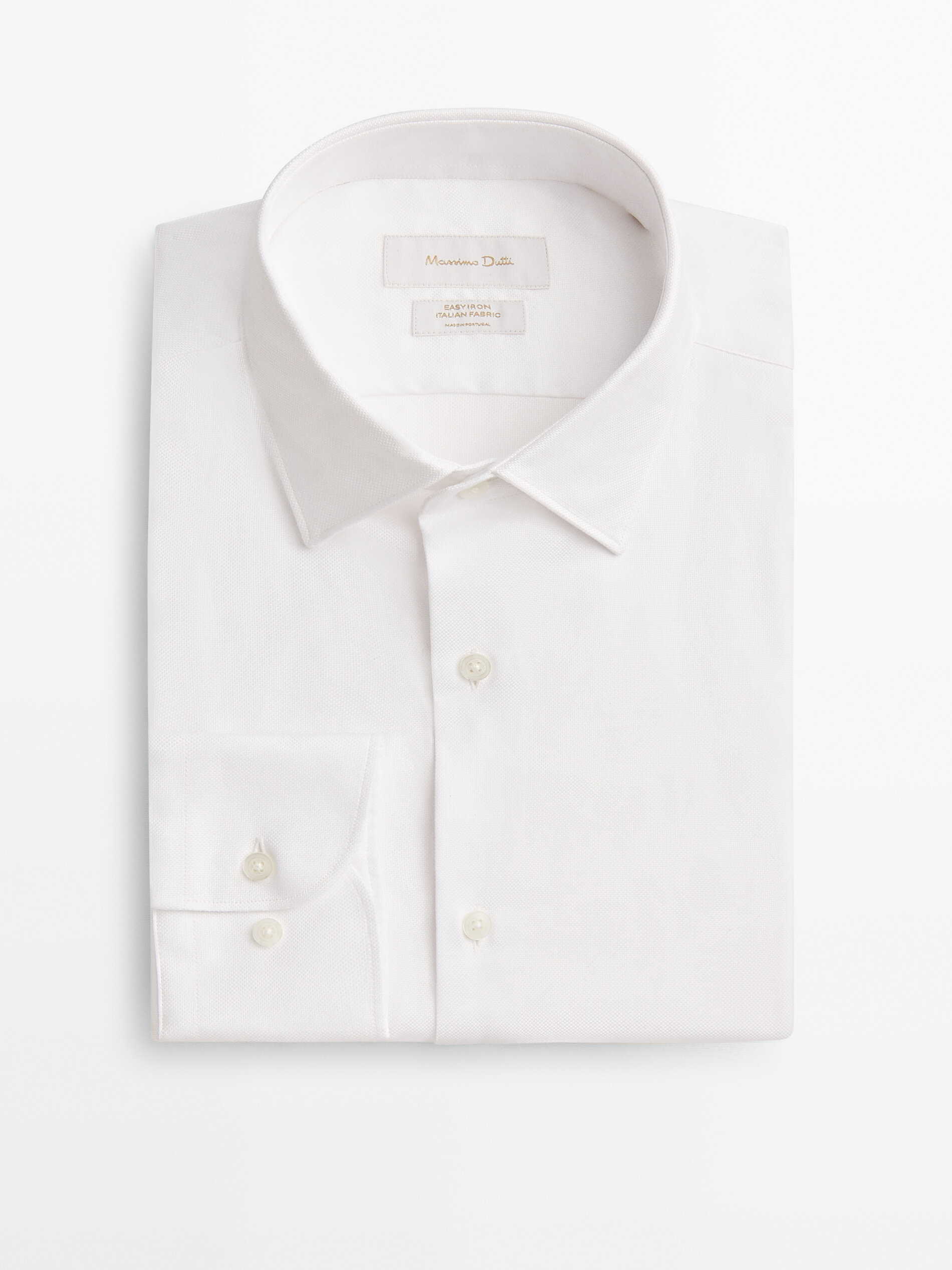 MODA UOMO Camicie & T-shirt Custom fit Massimo Dutti Camicia Blu/Bianco M sconto 59% 