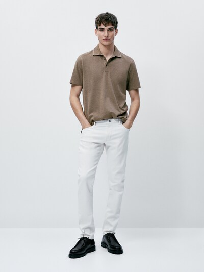loyaliteit Beugel compleet Contrast short sleeve cotton polo shirt - Massimo Dutti United States of  America