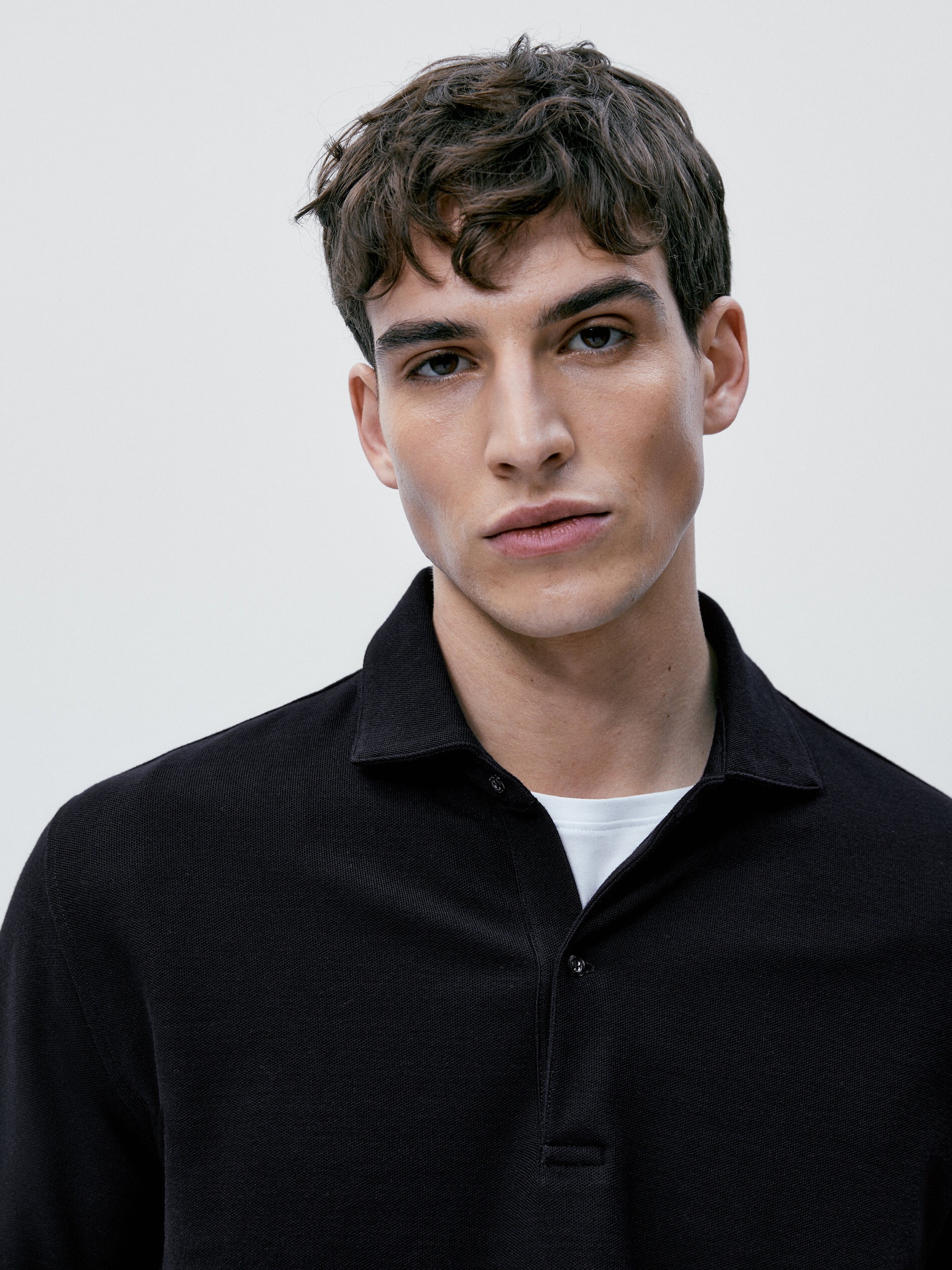 Polo manga larga con y lana - España