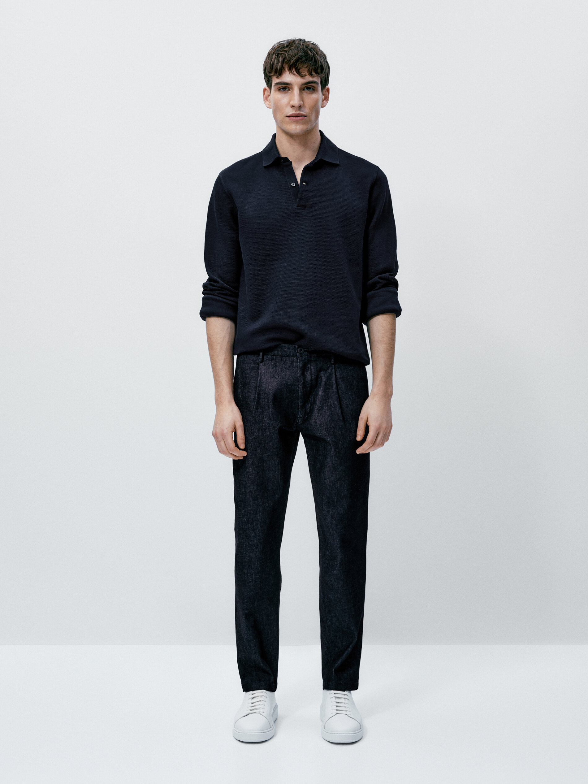 Polo algodón larga - Massimo Dutti España