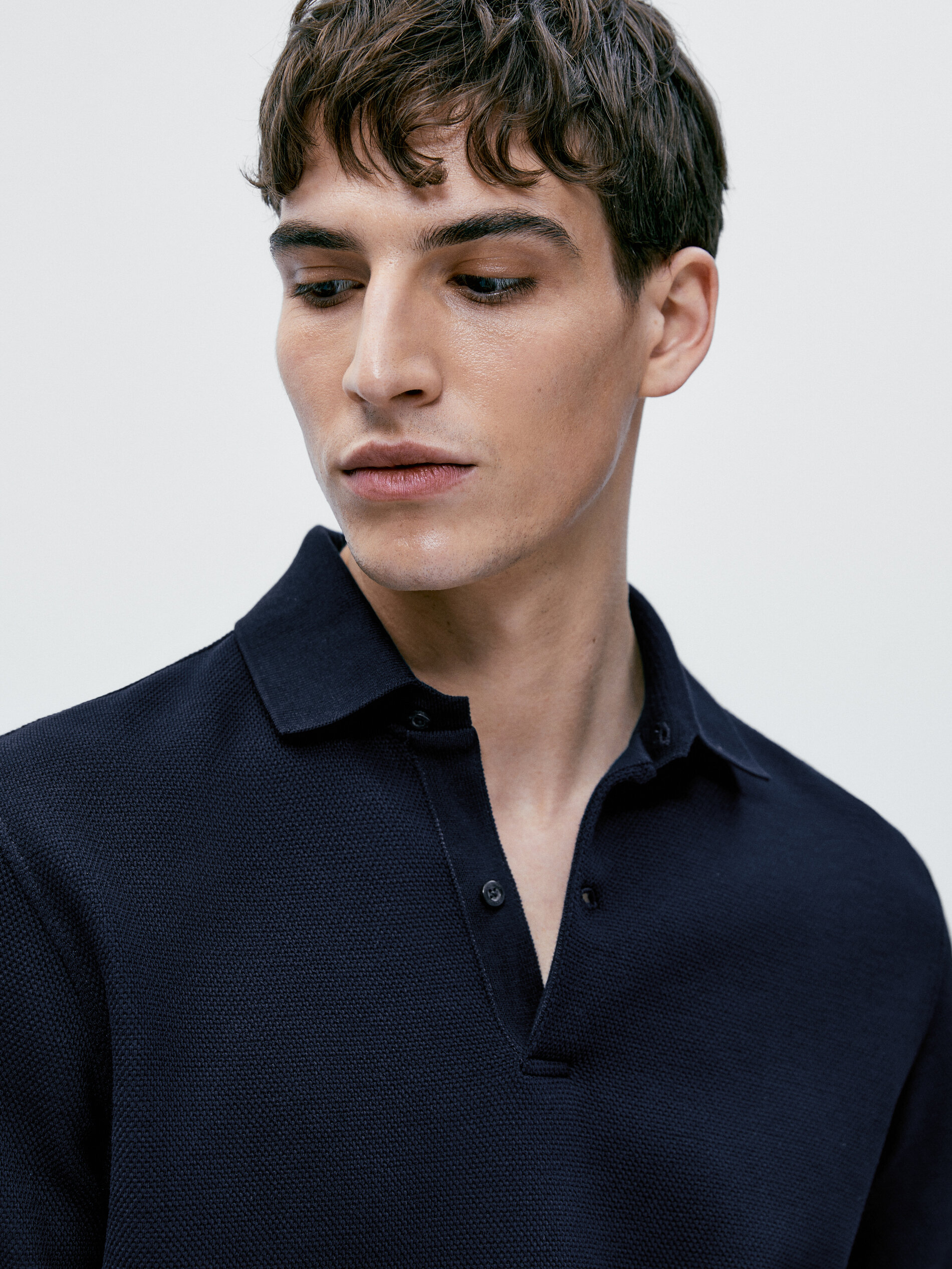 Polo algodón larga - Massimo Dutti España