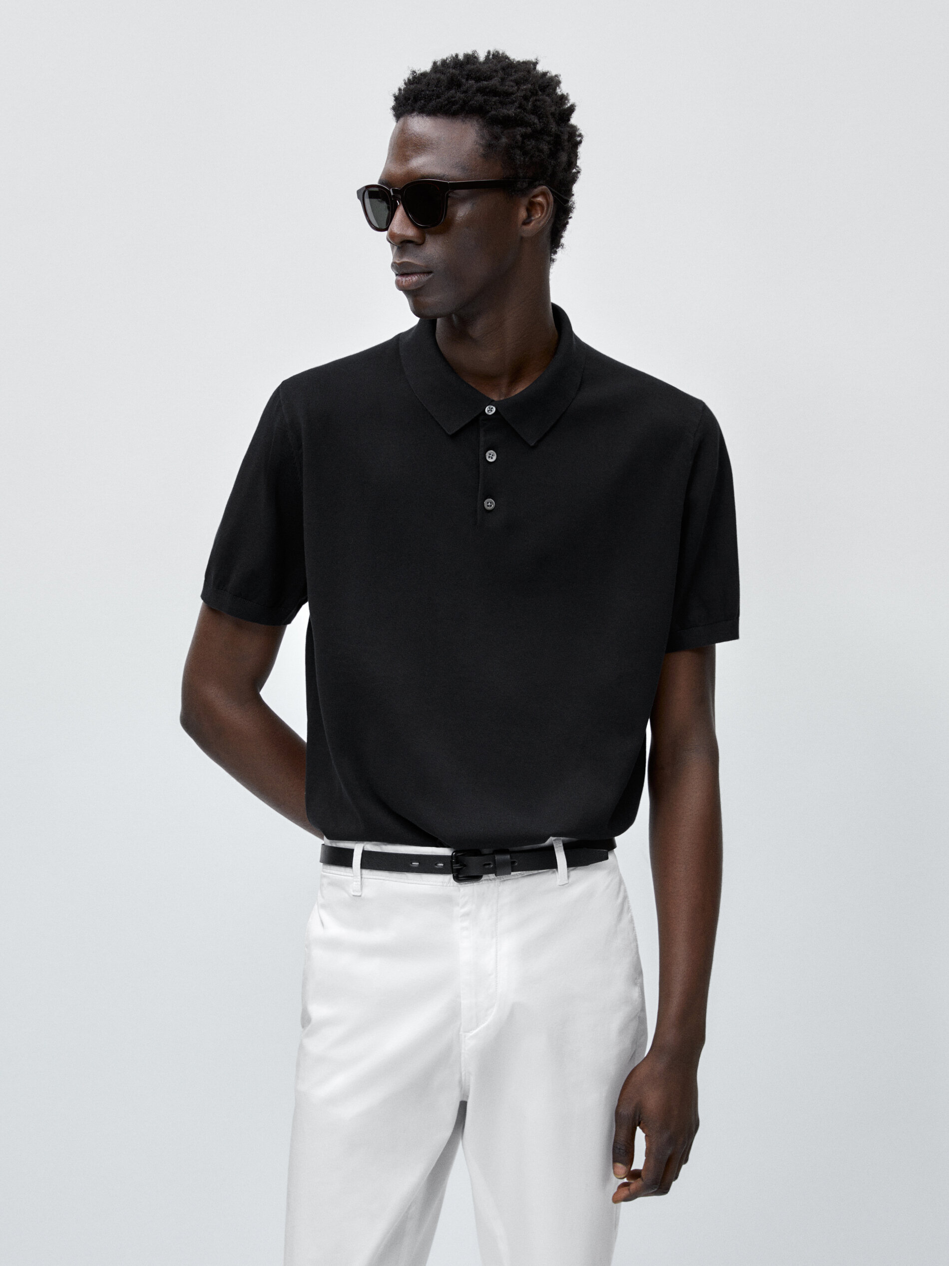 Jersey manga corta algodón - Massimo Dutti España