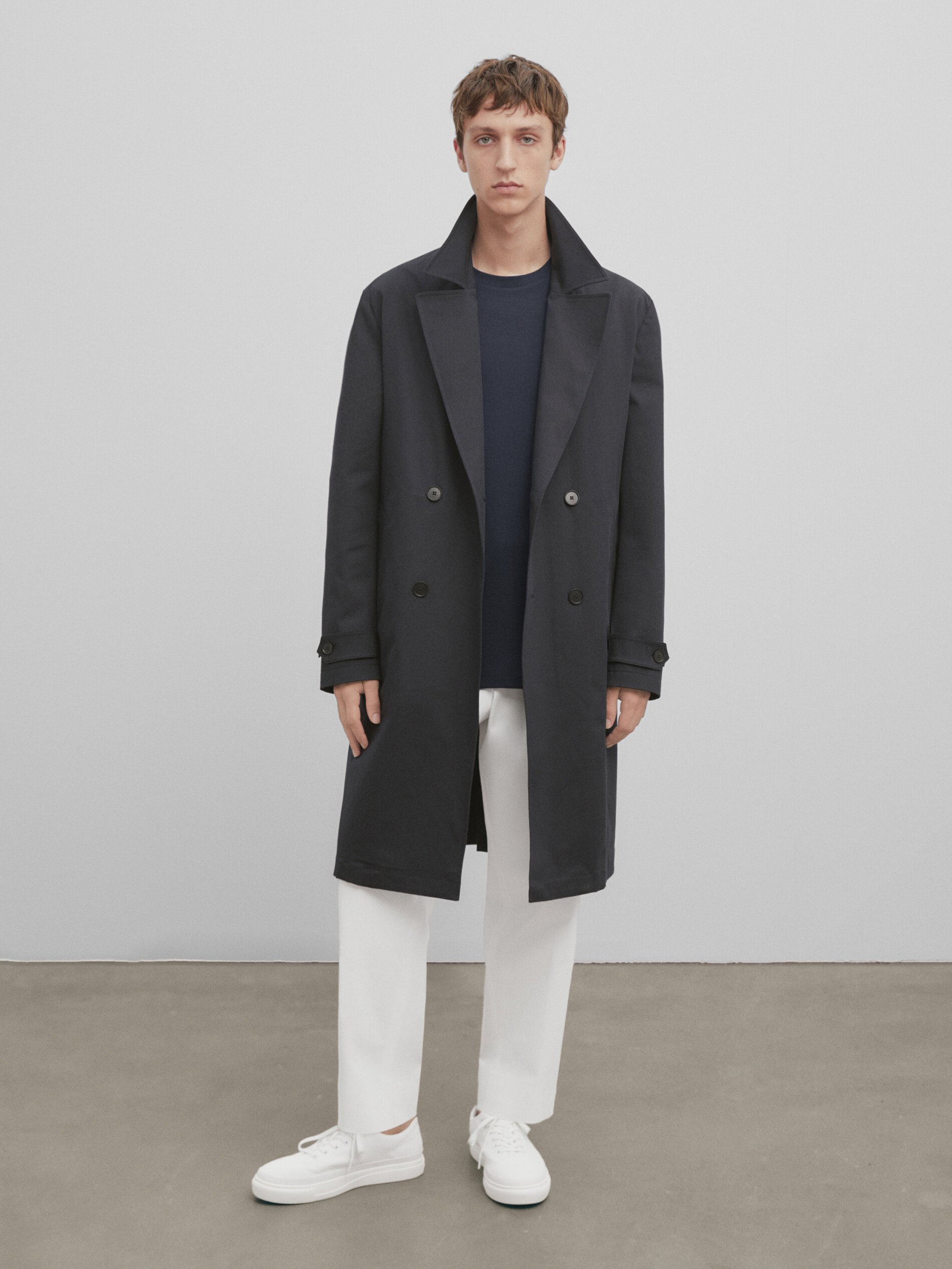 massimo dutti belted coat