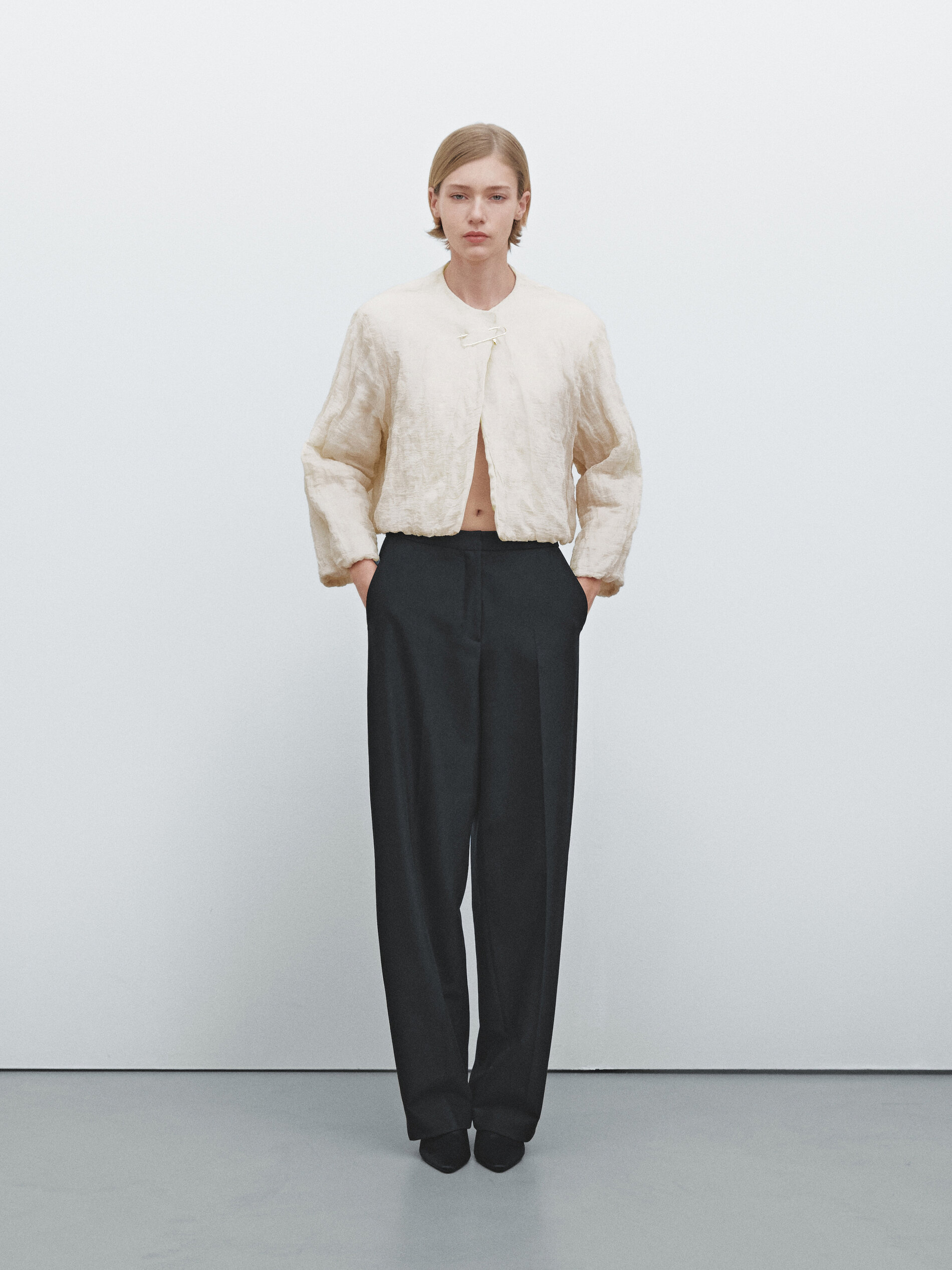 Massimo Dutti Cazadora Limited Edition Telier Chaqueta Corta Tipo