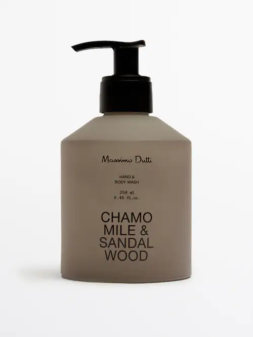 250 ml) Sapone liquido mani e corpo Chamomile & Sandalwood · Beige