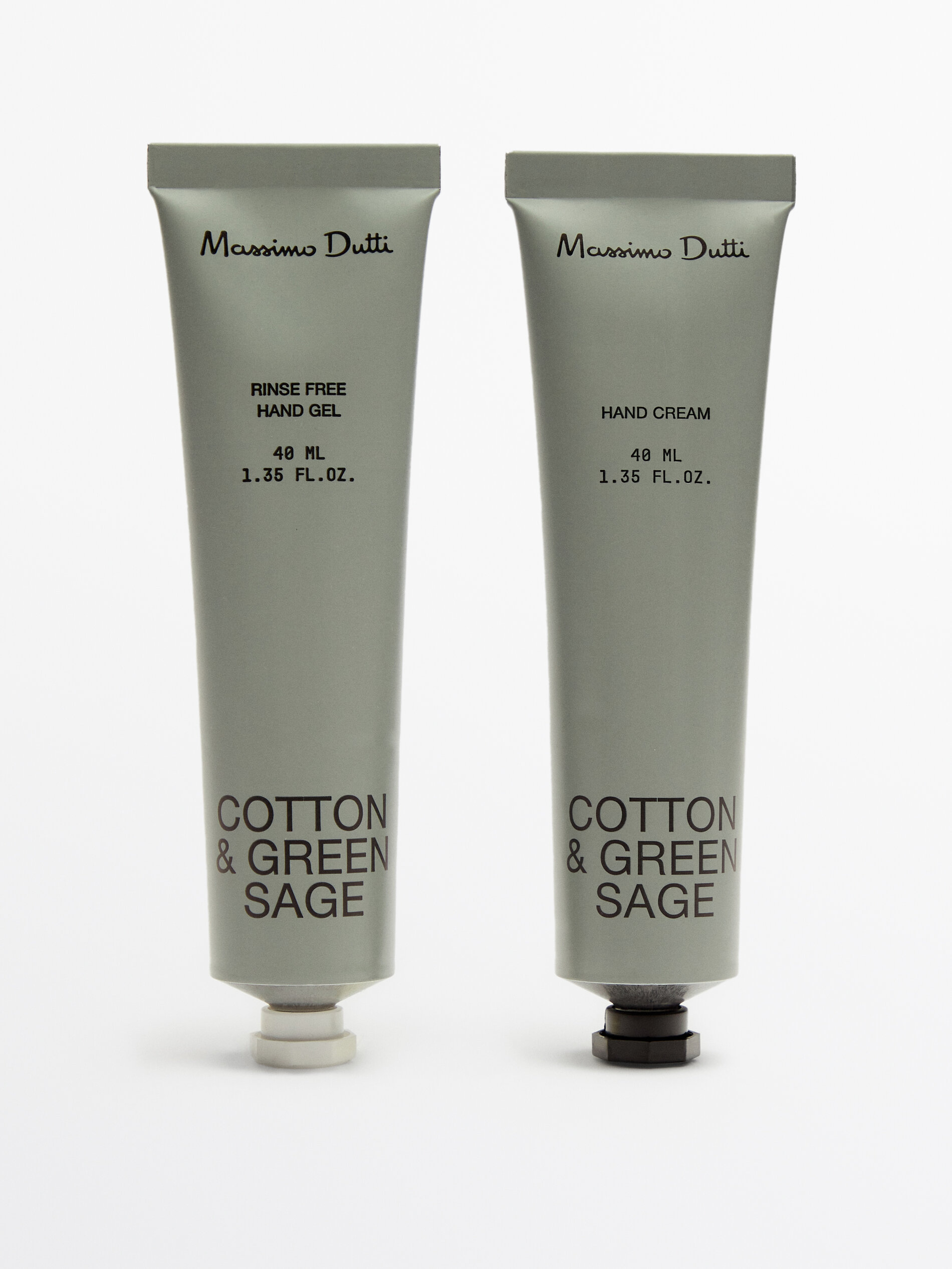 40 ml Pack gel limpiador y crema de manos Cotton Green Sage