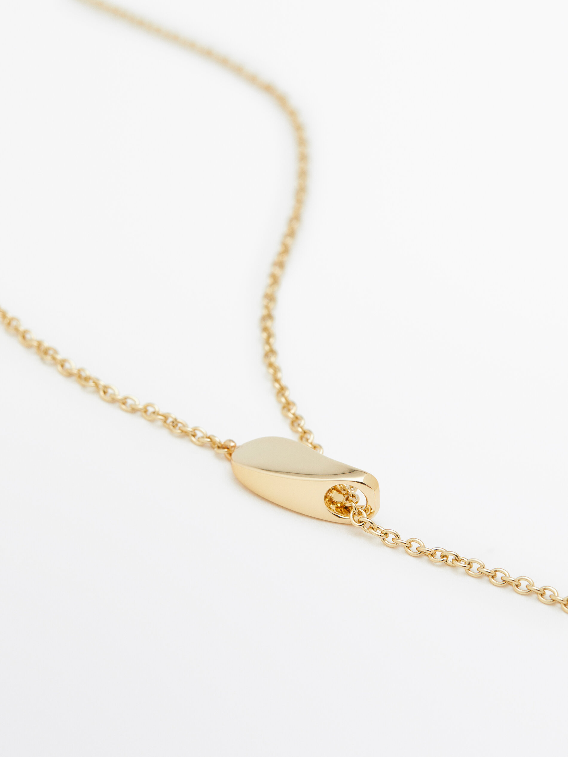 Long chain cheap necklace gold