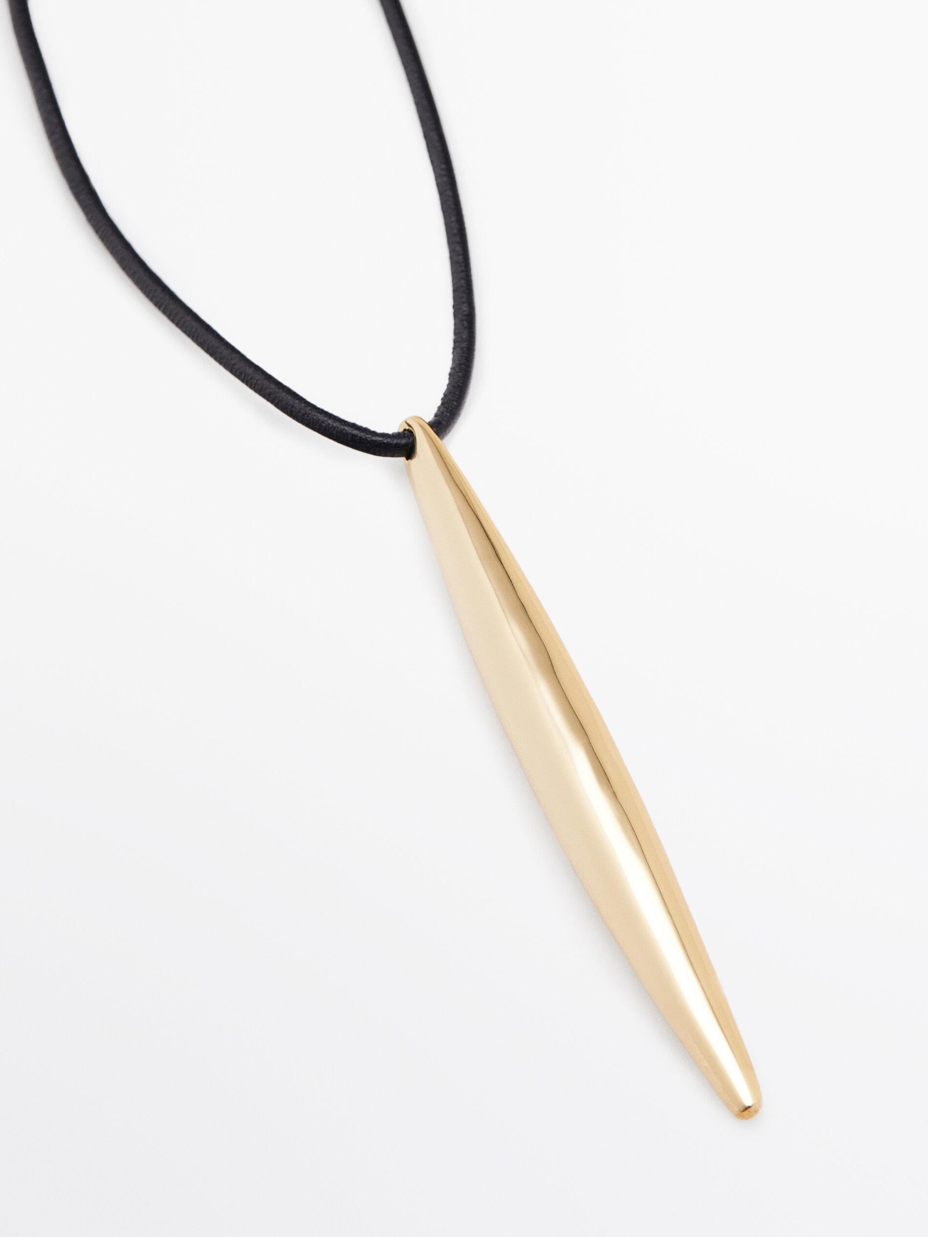 Gold cord clearance necklace