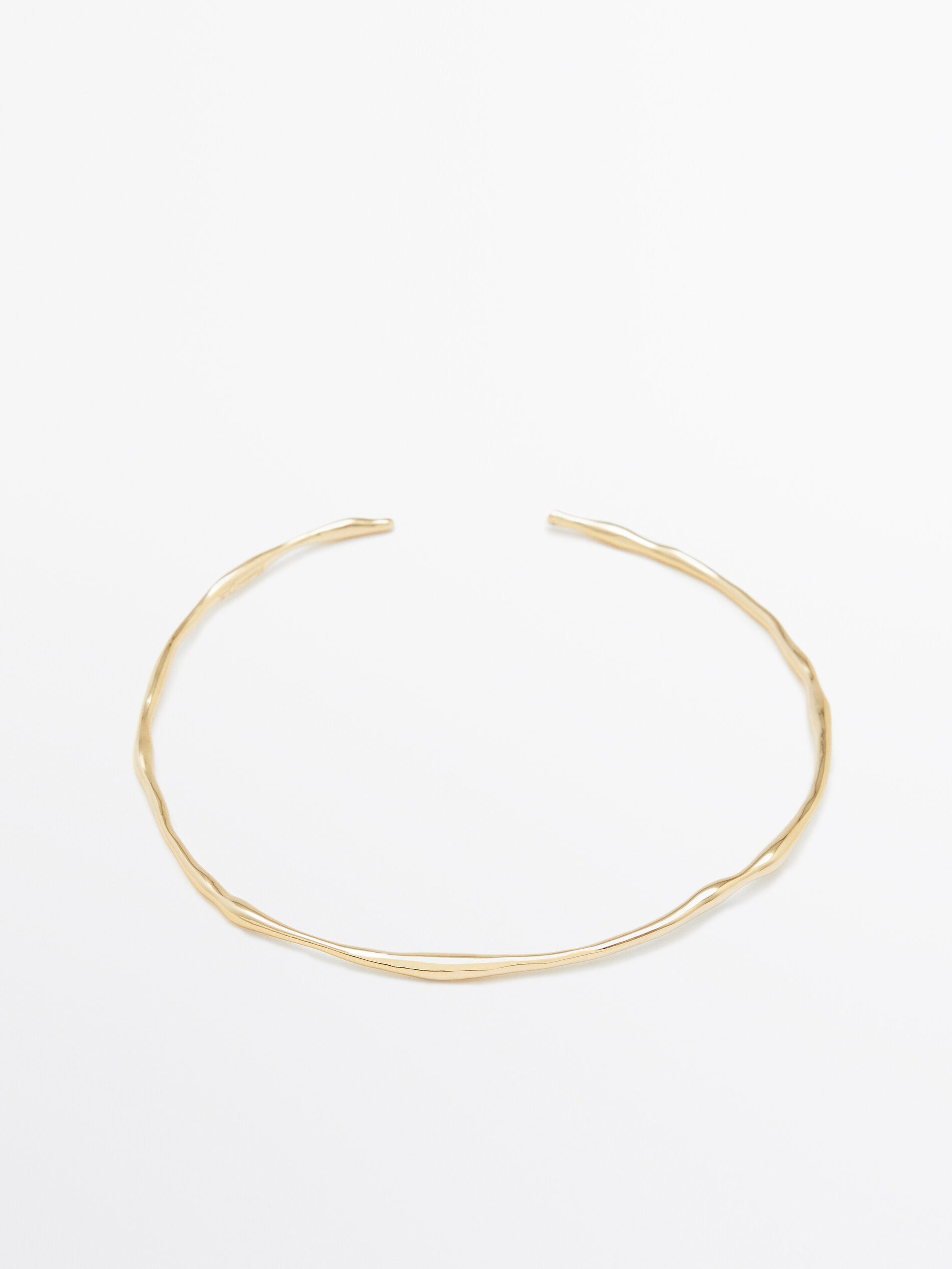 Gold cuff shop necklace choker