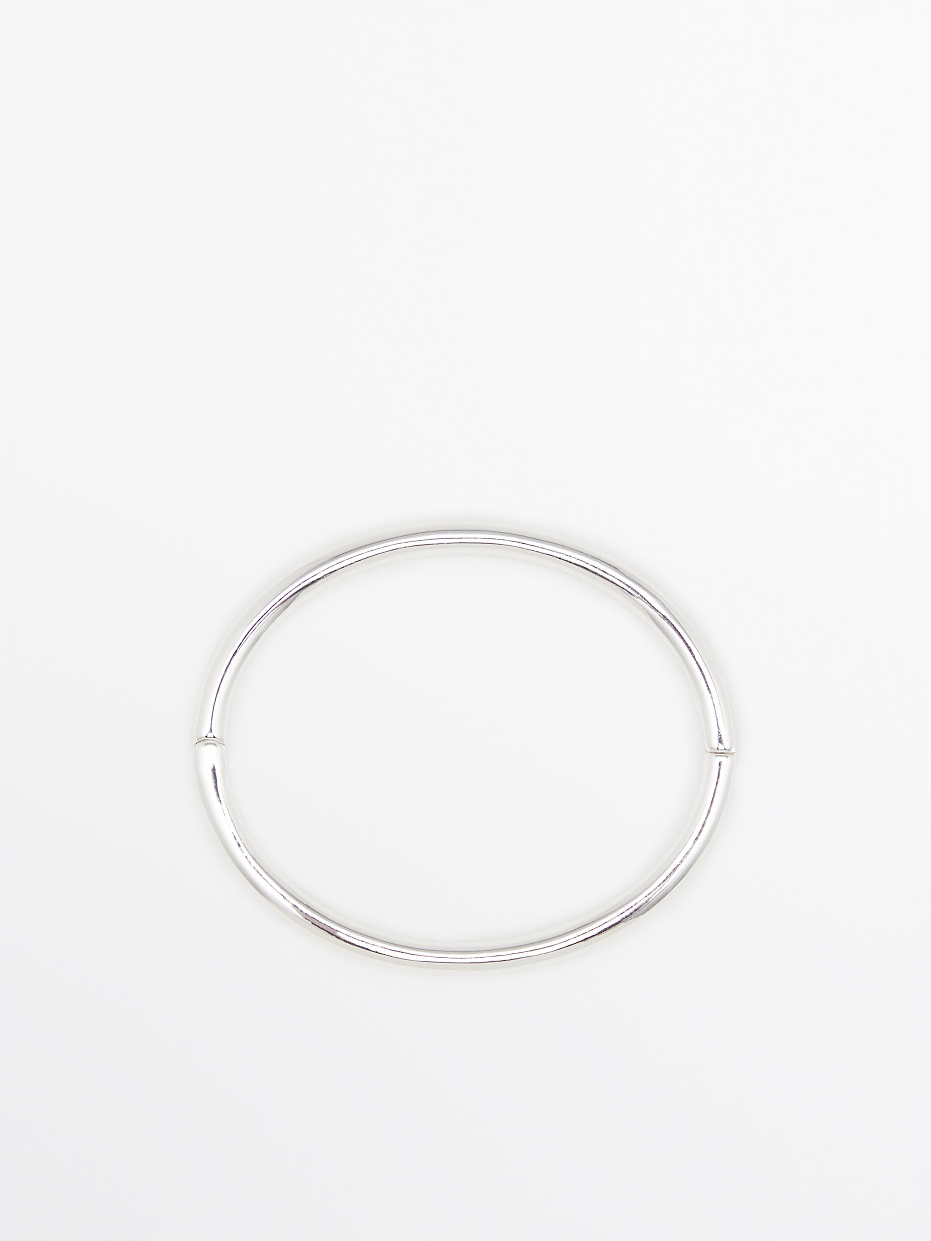 Plain bracelet Silver Accessories Massimo Dutti