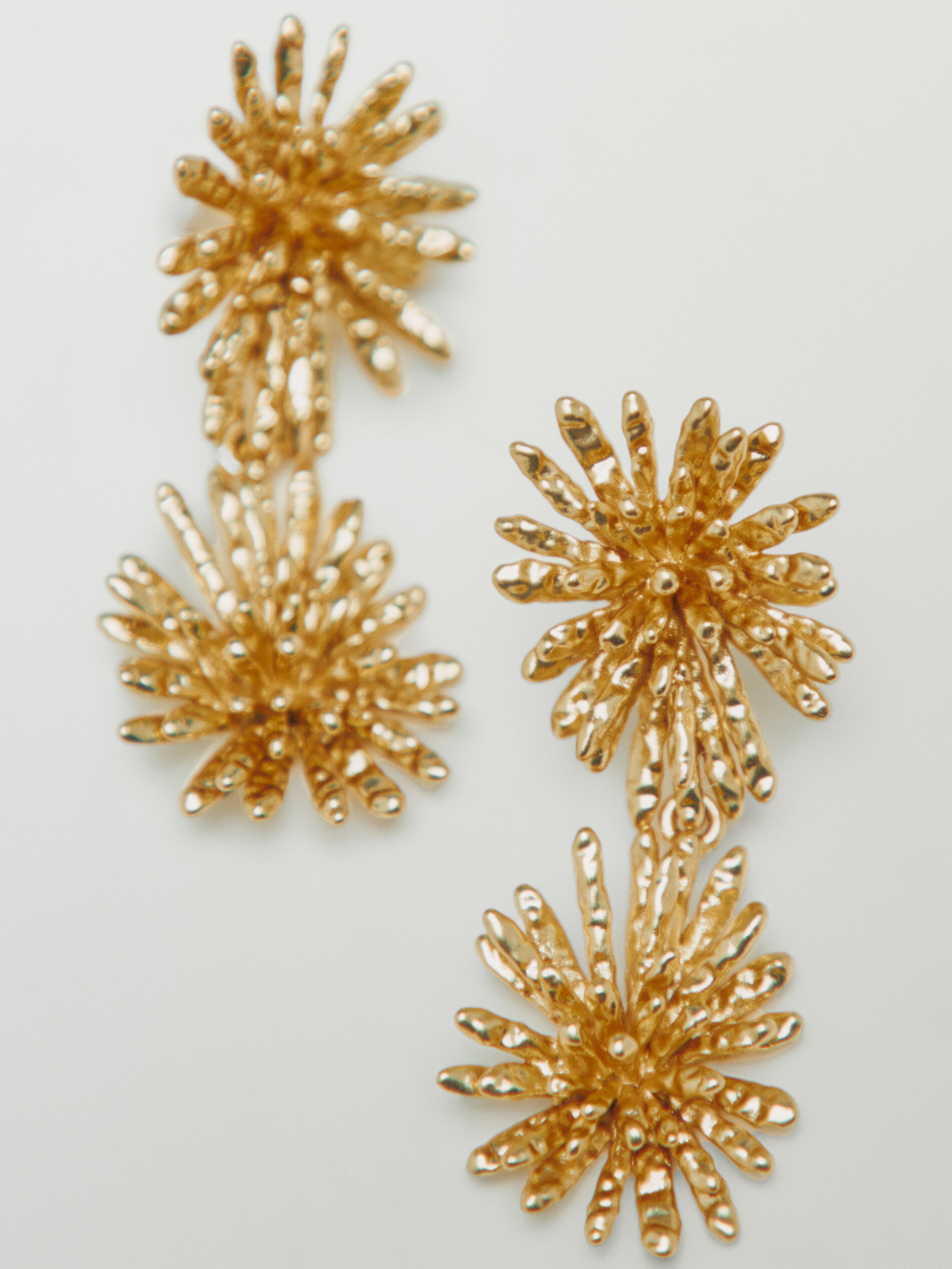 Double store flower earrings