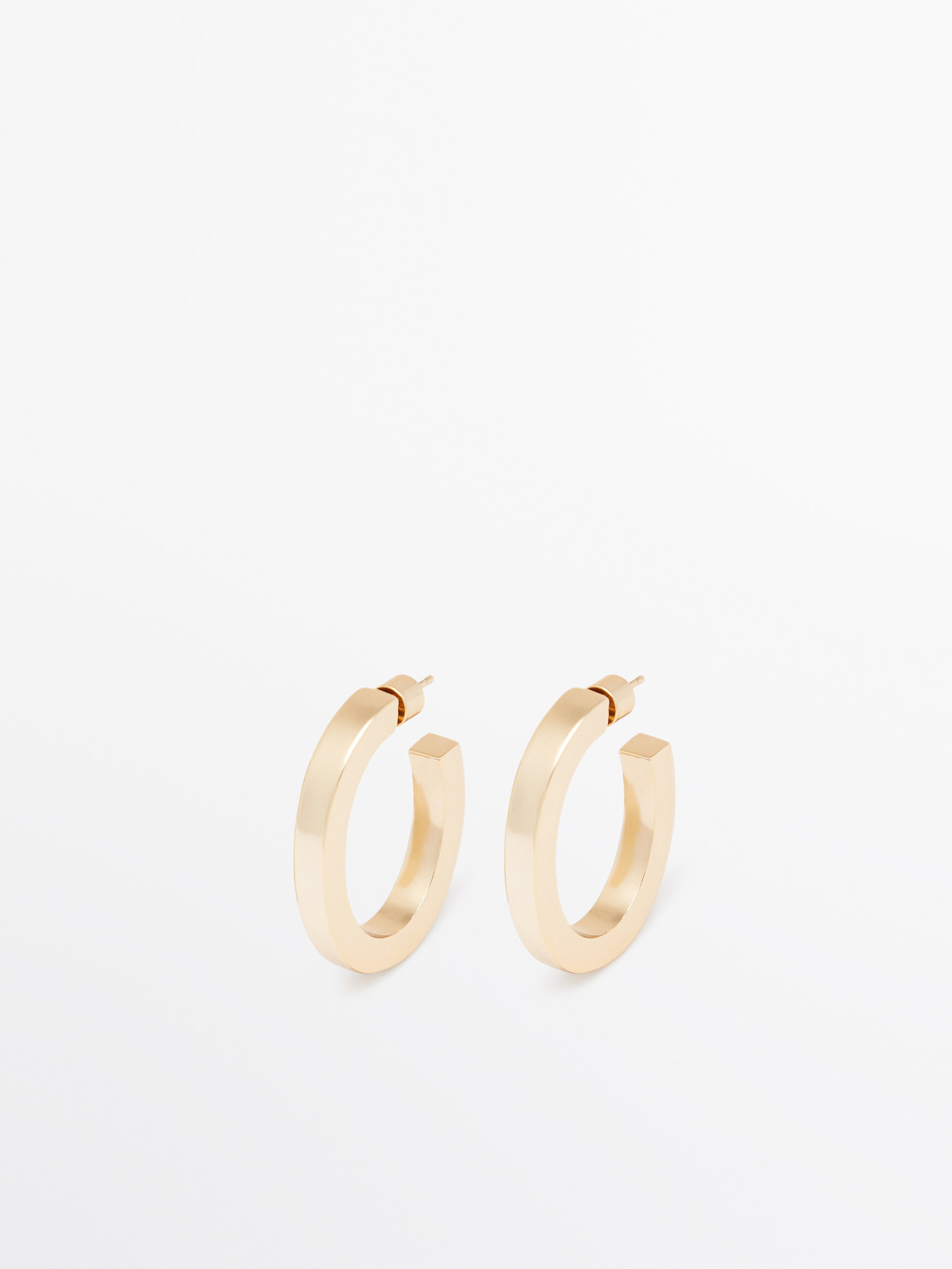 Small square hoop earrings outlet