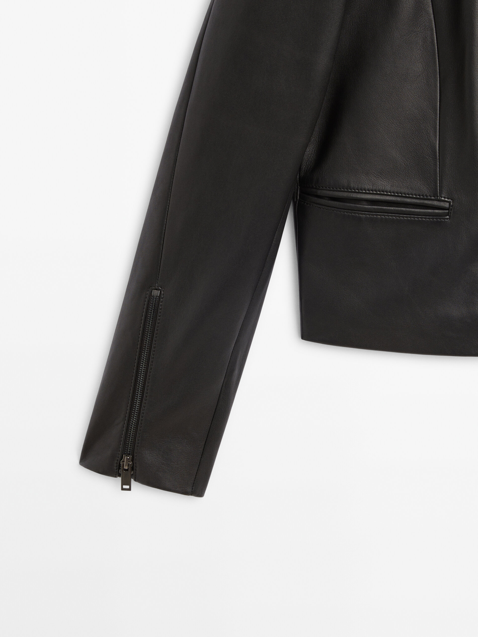 Veste cuir massimo dutti femme sales
