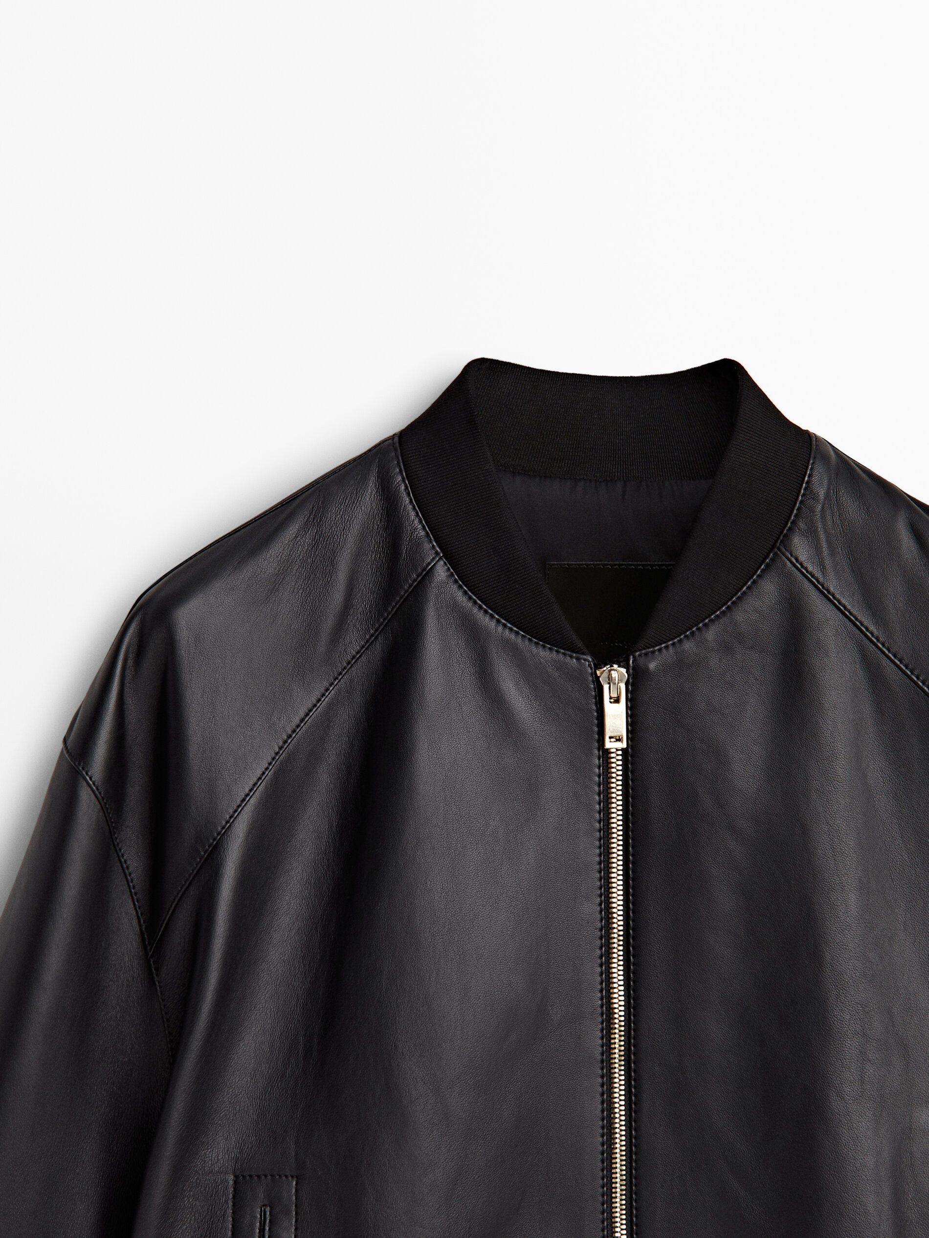 Massimo dutti black discount jacket