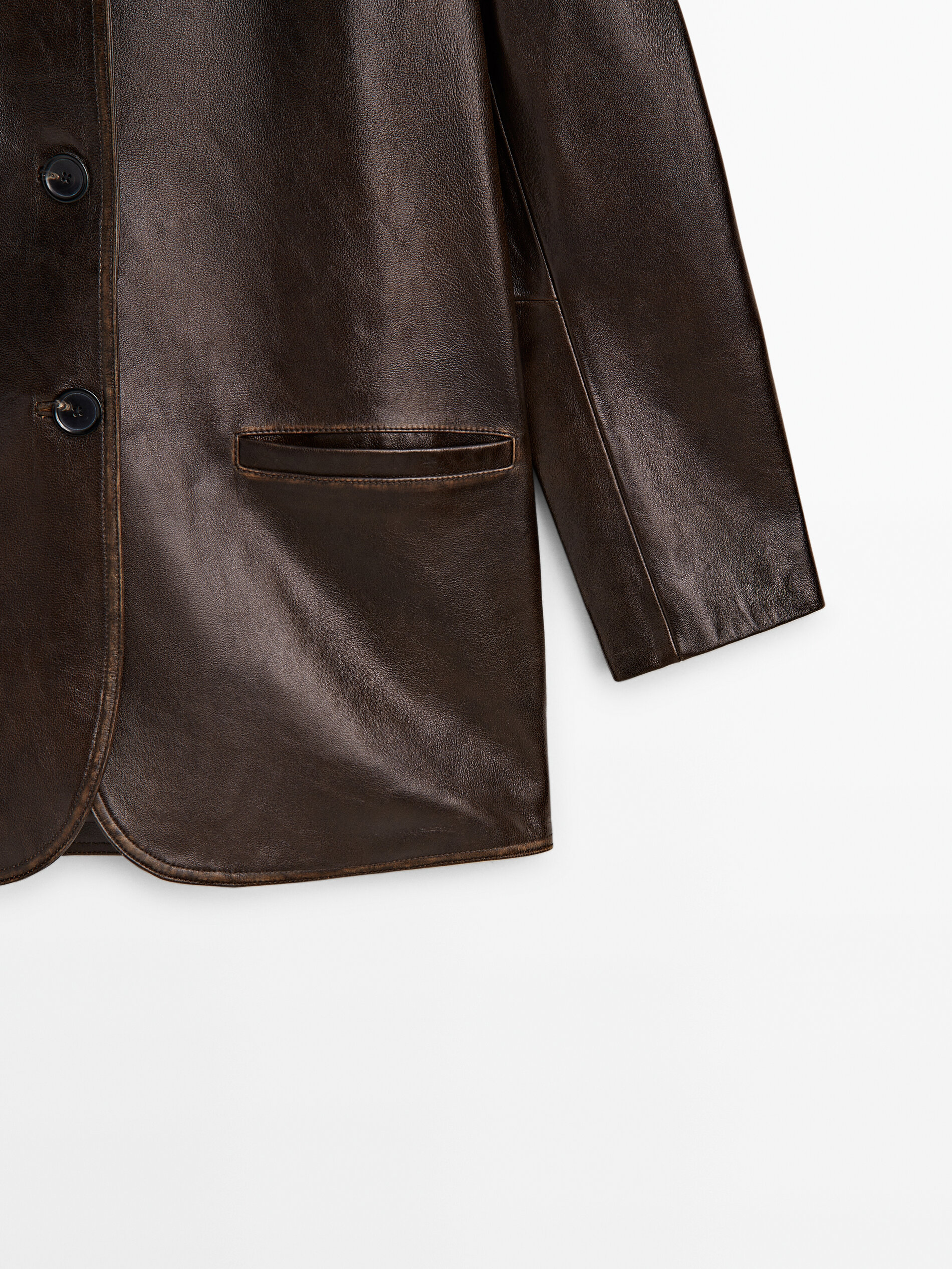 Veste cuir massimo dutti store