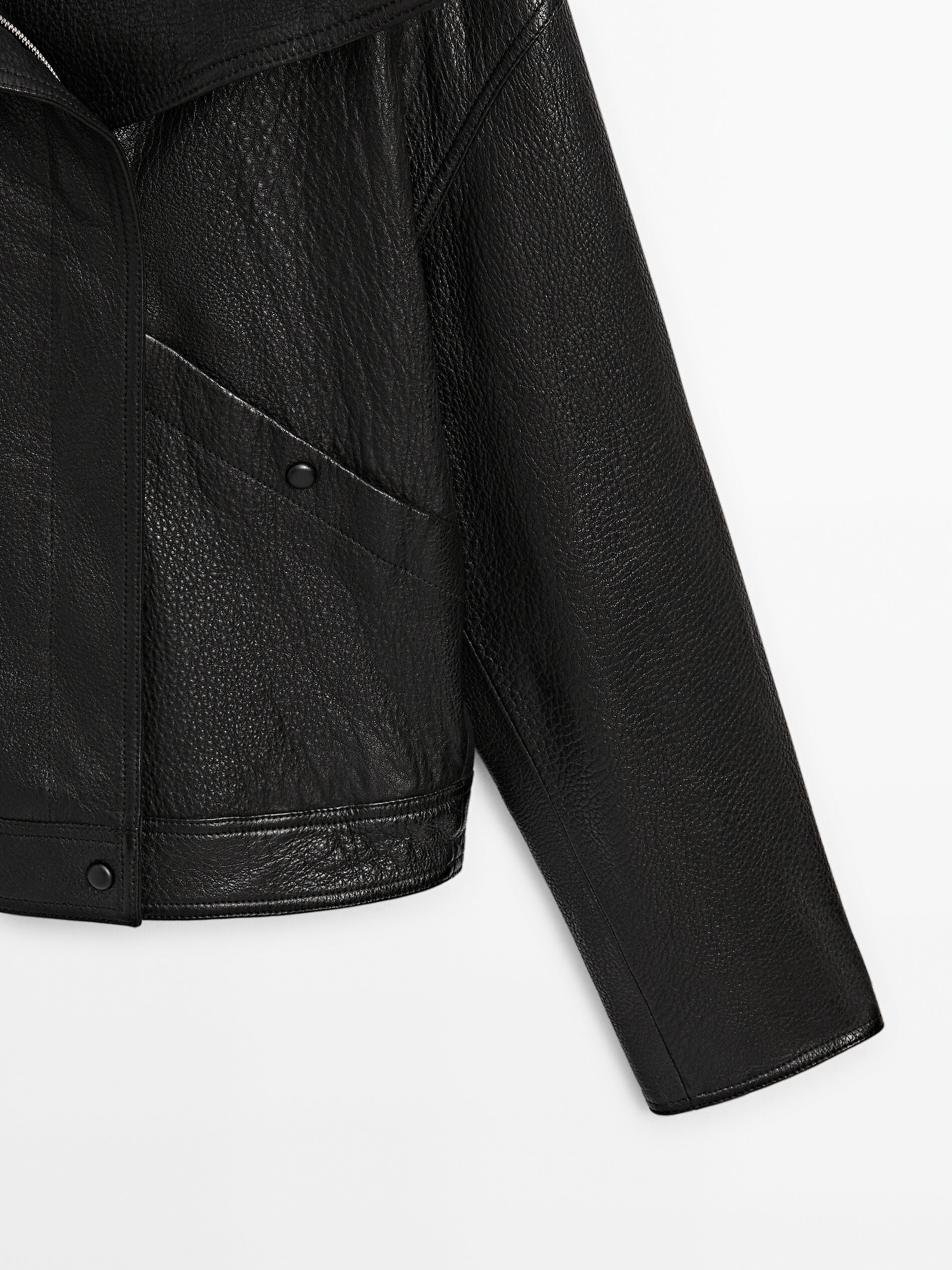 Chamarra piel online massimo dutti