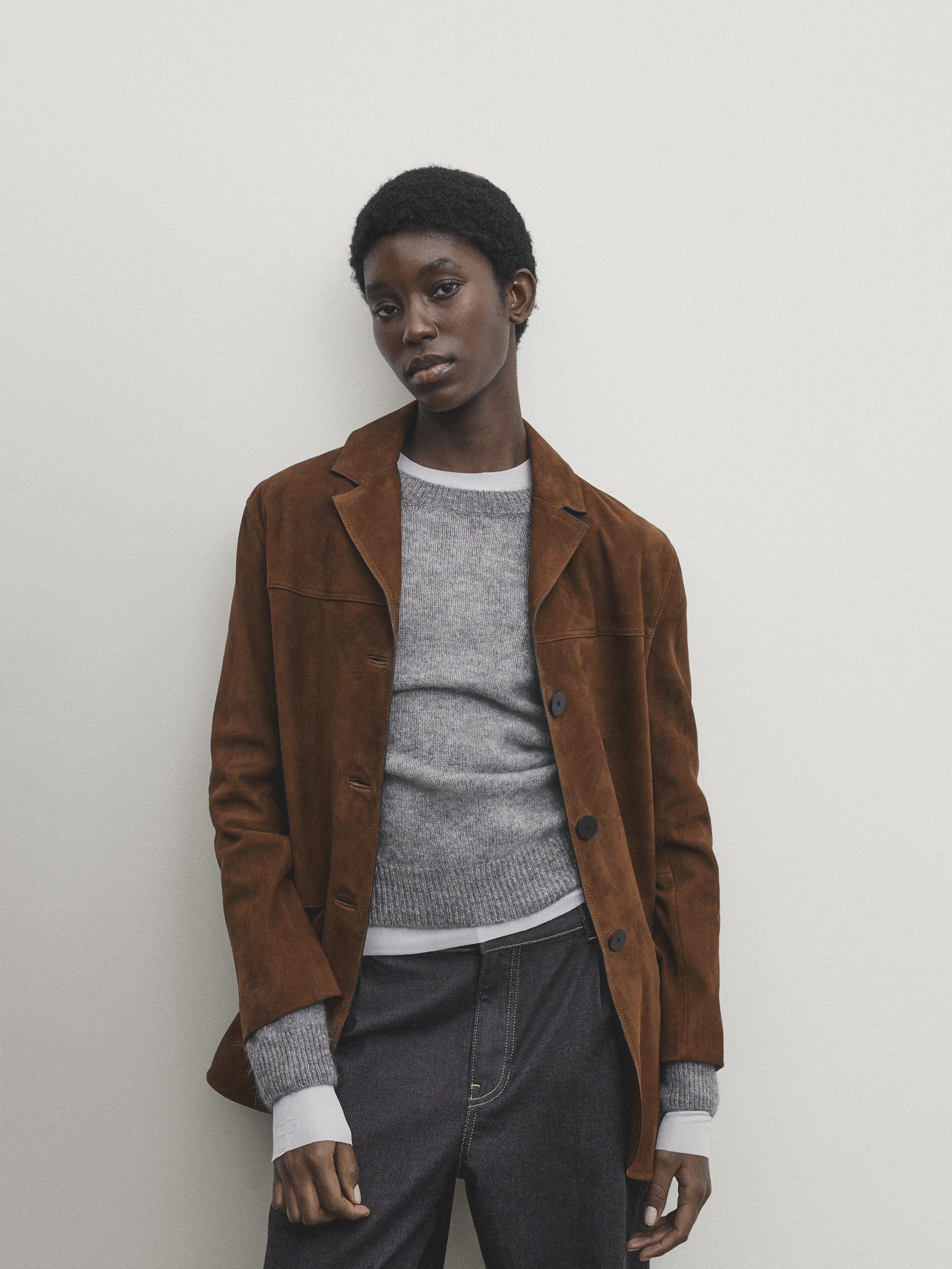 Suede sports jacket new arrivals
