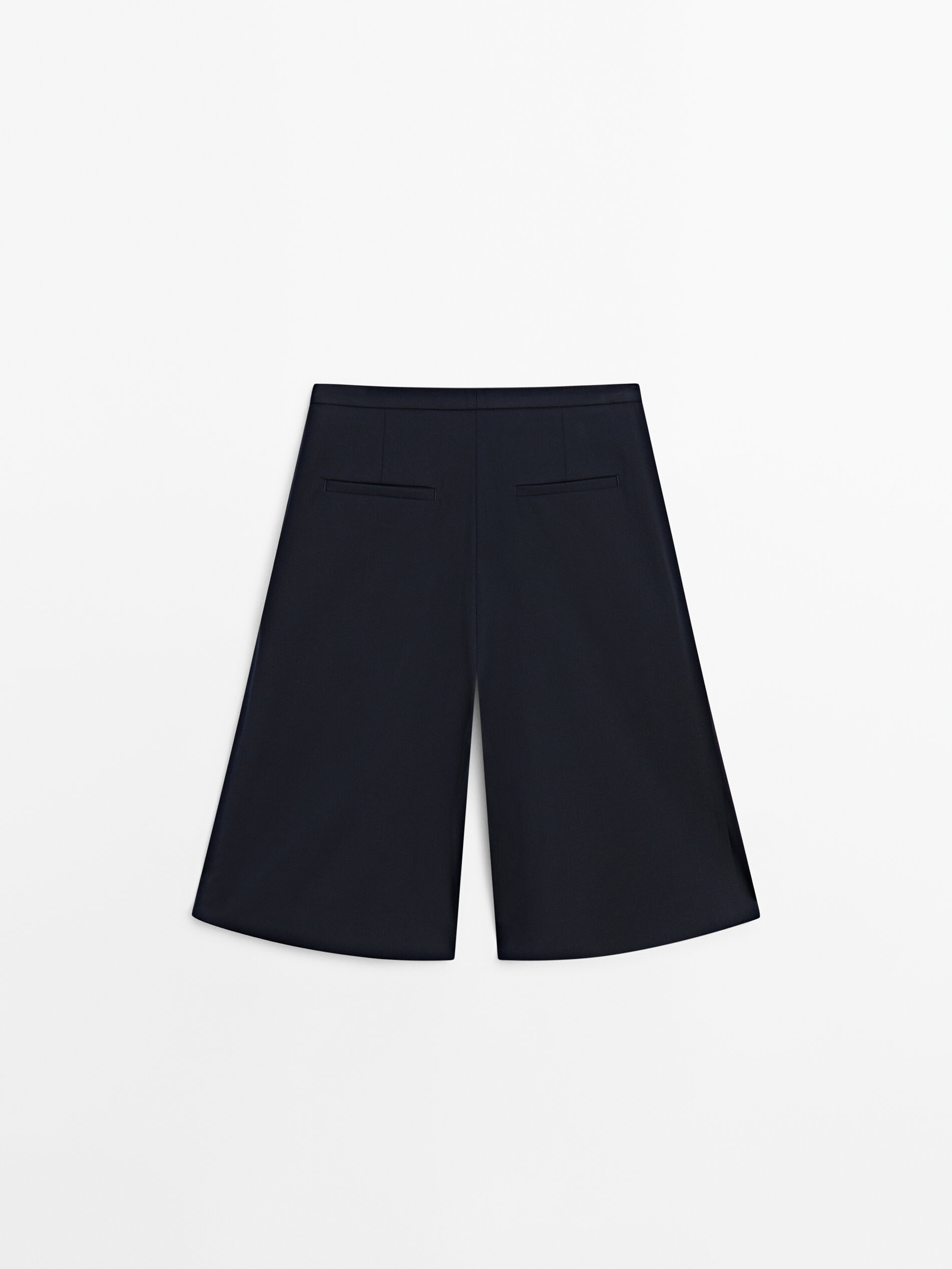 Navy long clearance shorts
