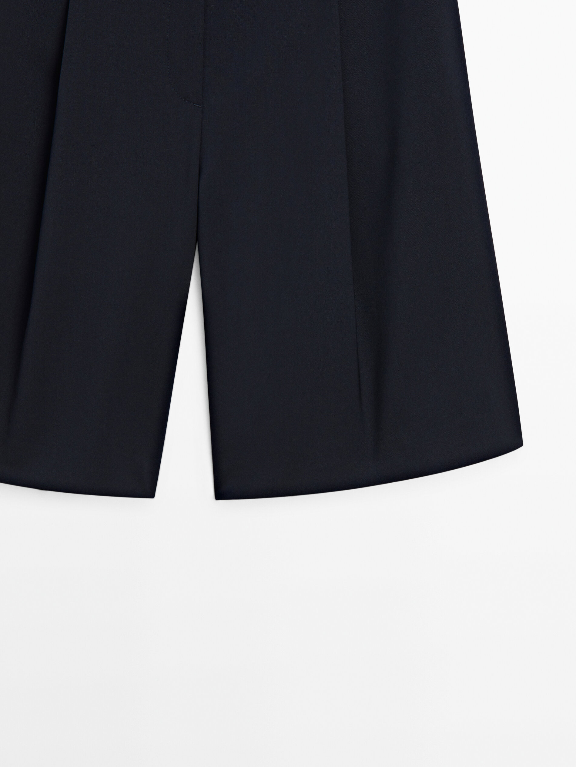 Womens long navy shorts sale