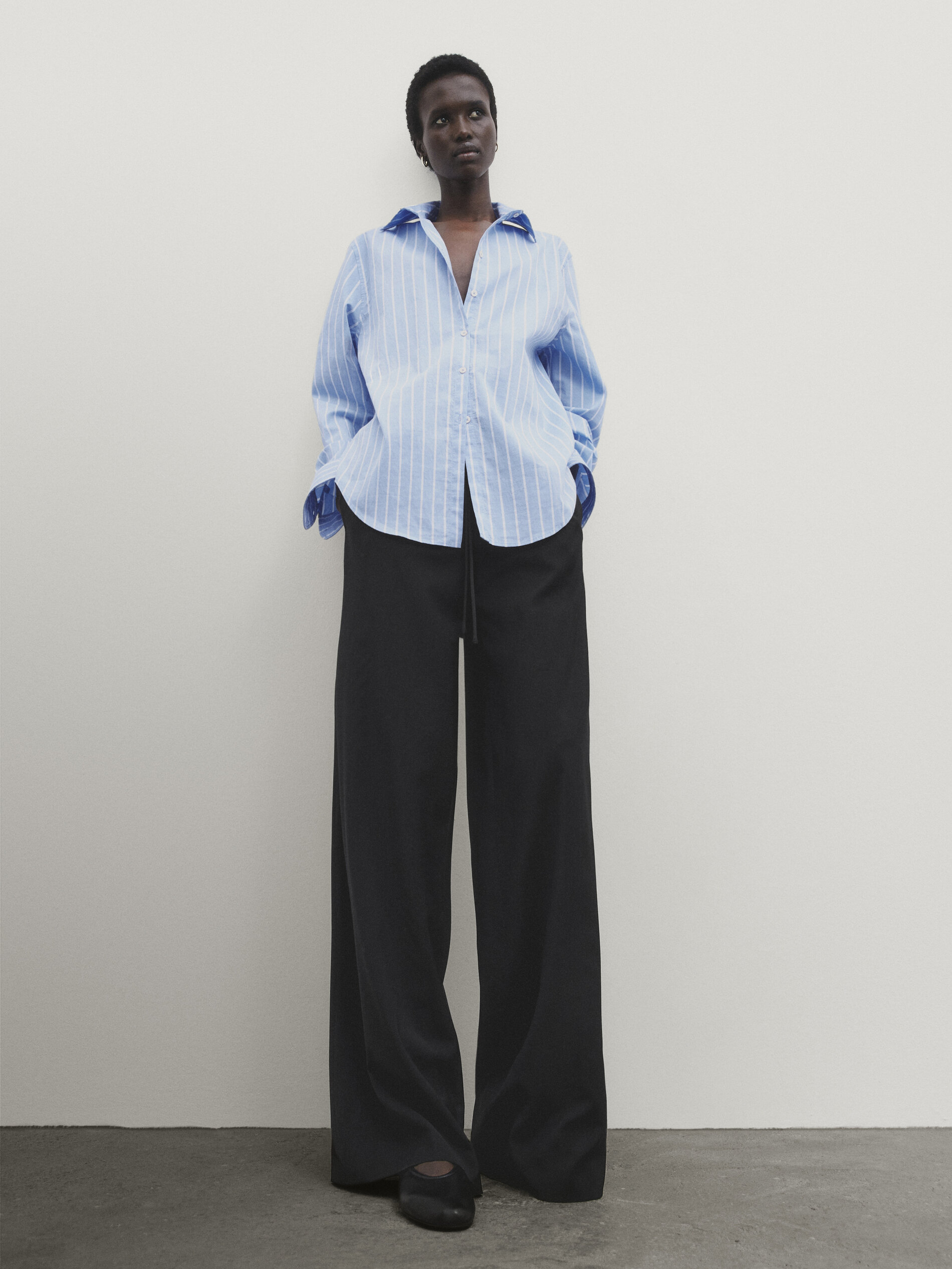 Zara Flowing Trousers with a Full-Length Print — UFO No More