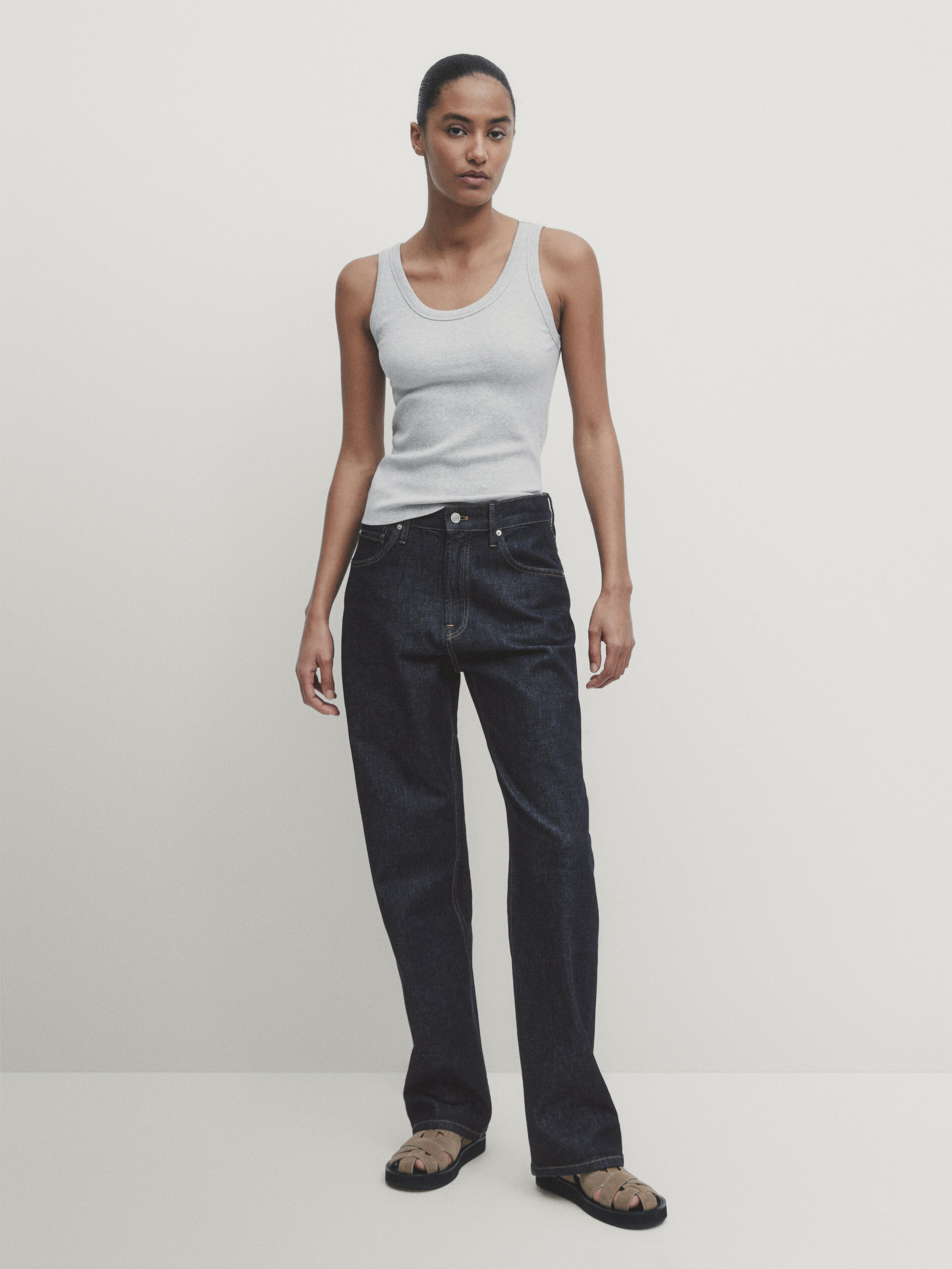 Massimo dutti straight hotsell leg jeans