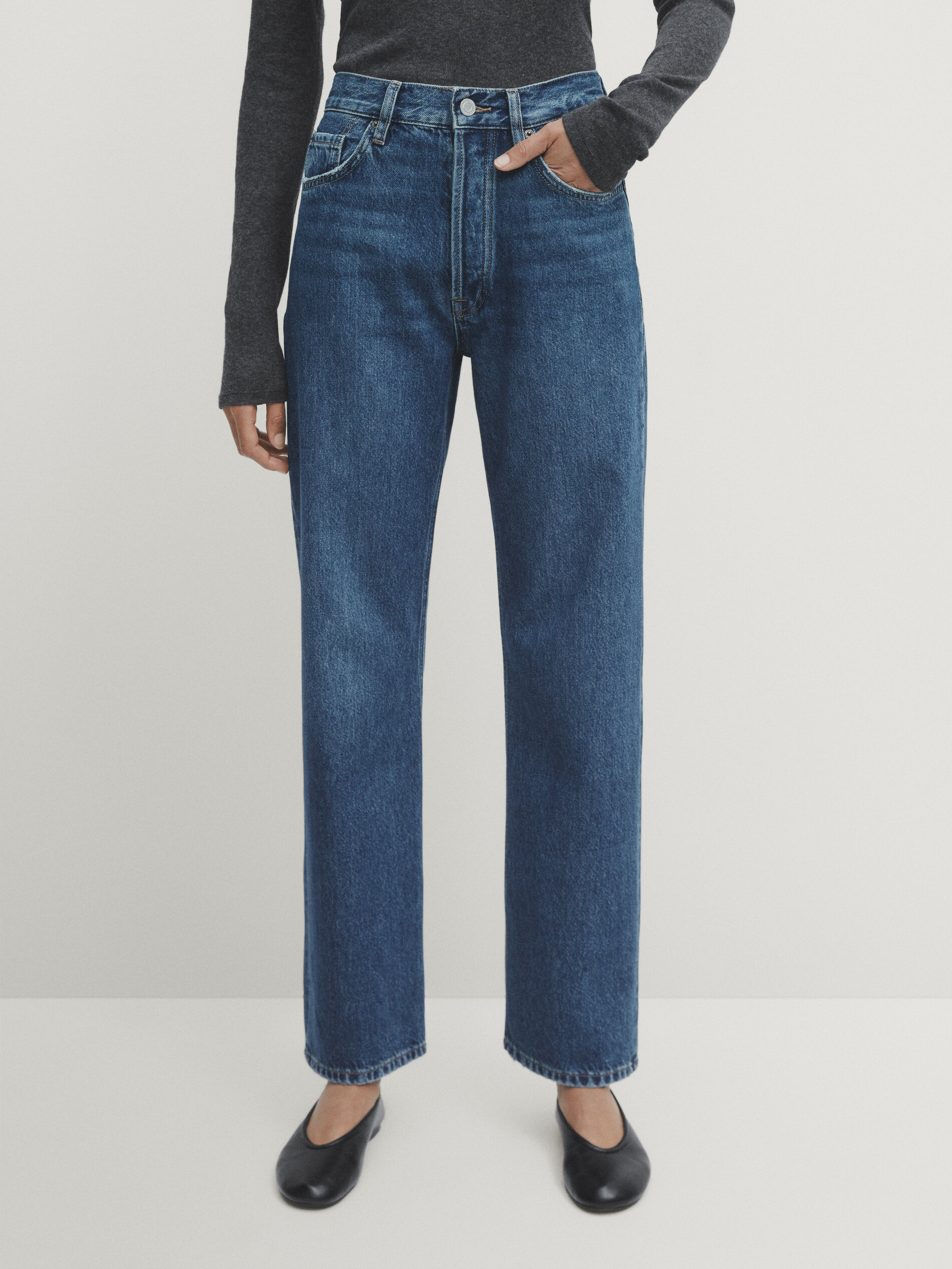 Massimo dutti sale straight leg jeans