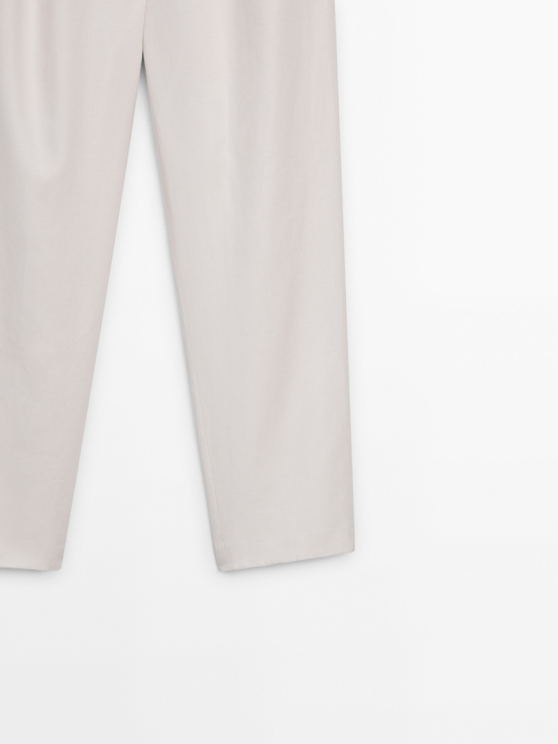 Cream sales dressy trousers