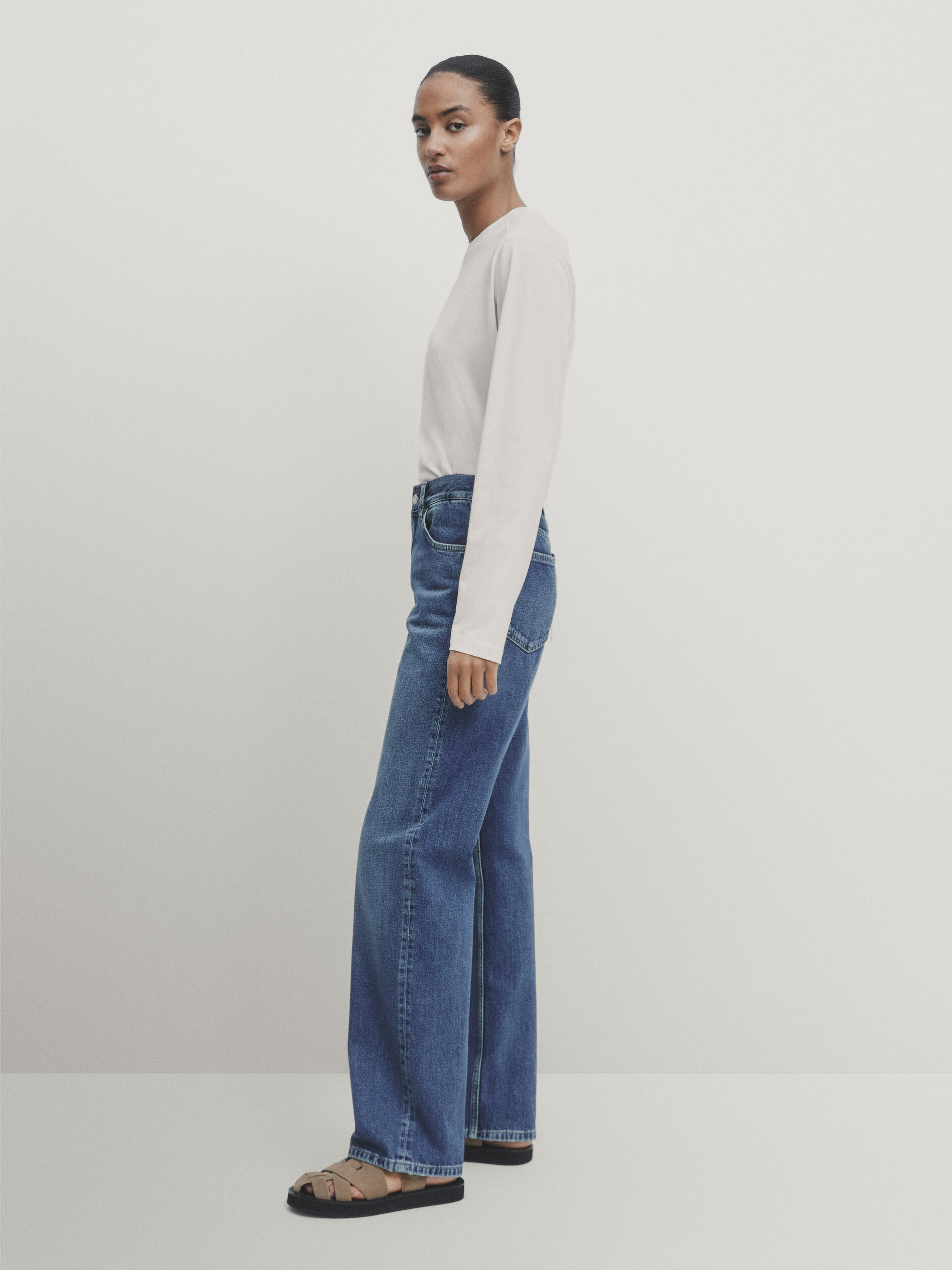 Massimo dutti mid rise skinny jeans shop