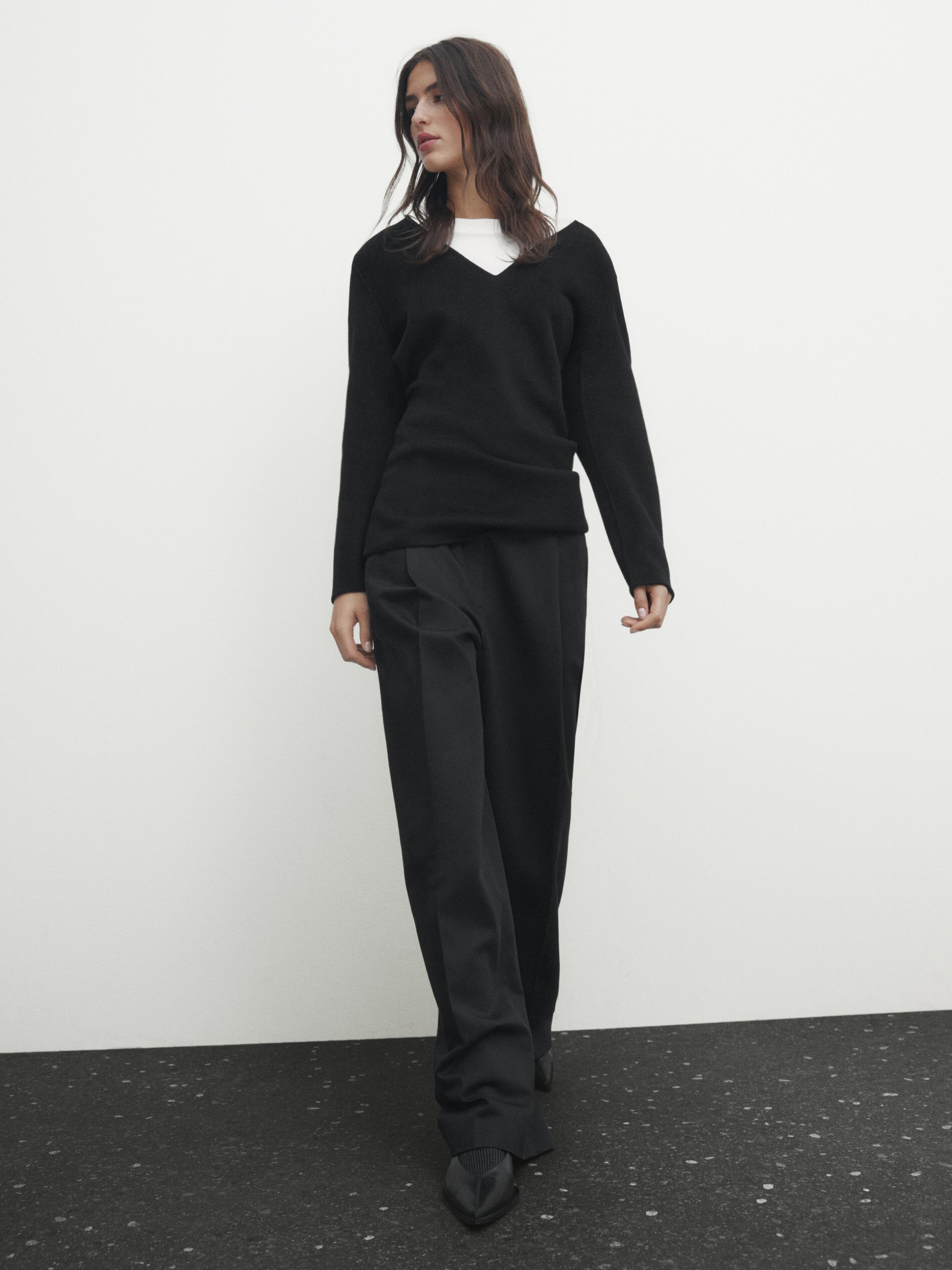 Massimo dutti black clearance
