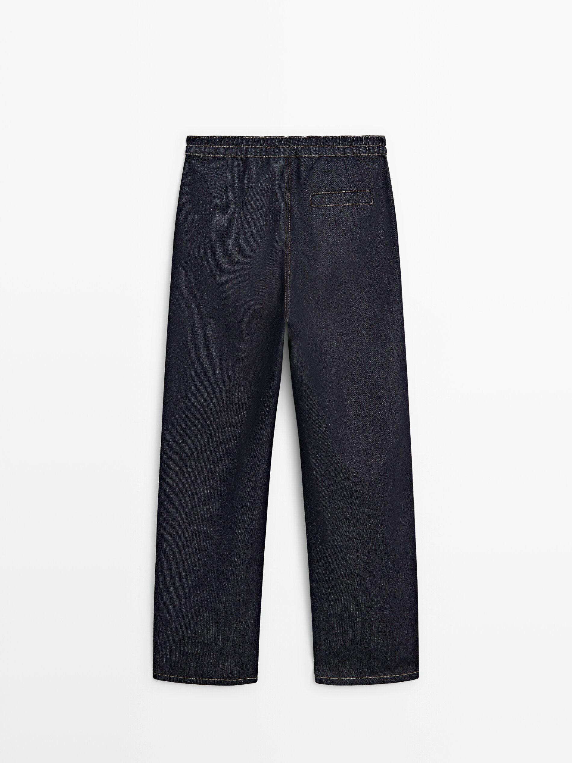 Straight fit jogger jeans Dark Blue Dressy Massimo Dutti