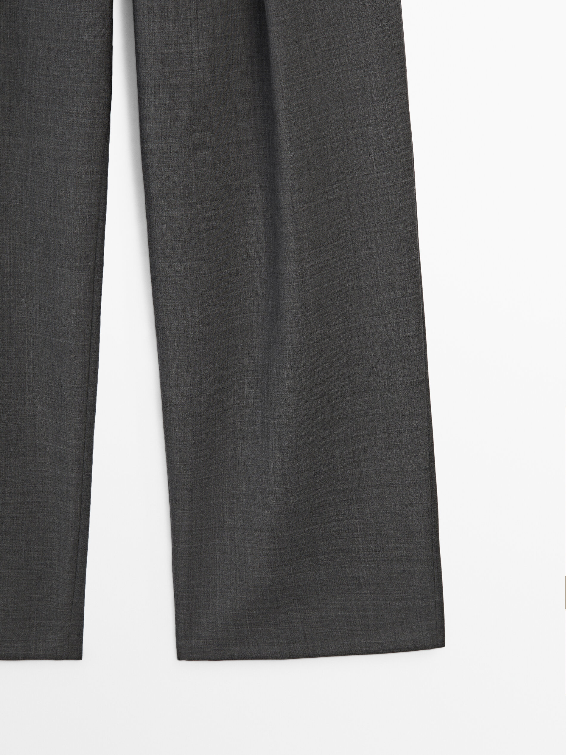 High-waisted pants in wool | Saint Laurent | YSL.com